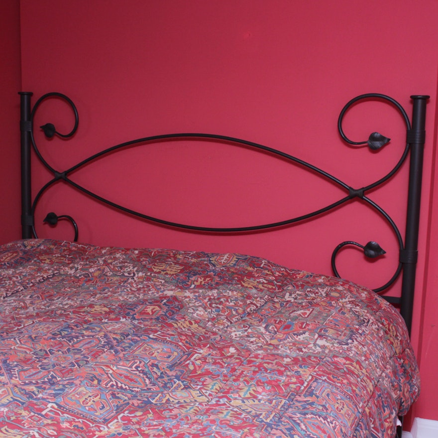 King Size Bent Metal Headboard