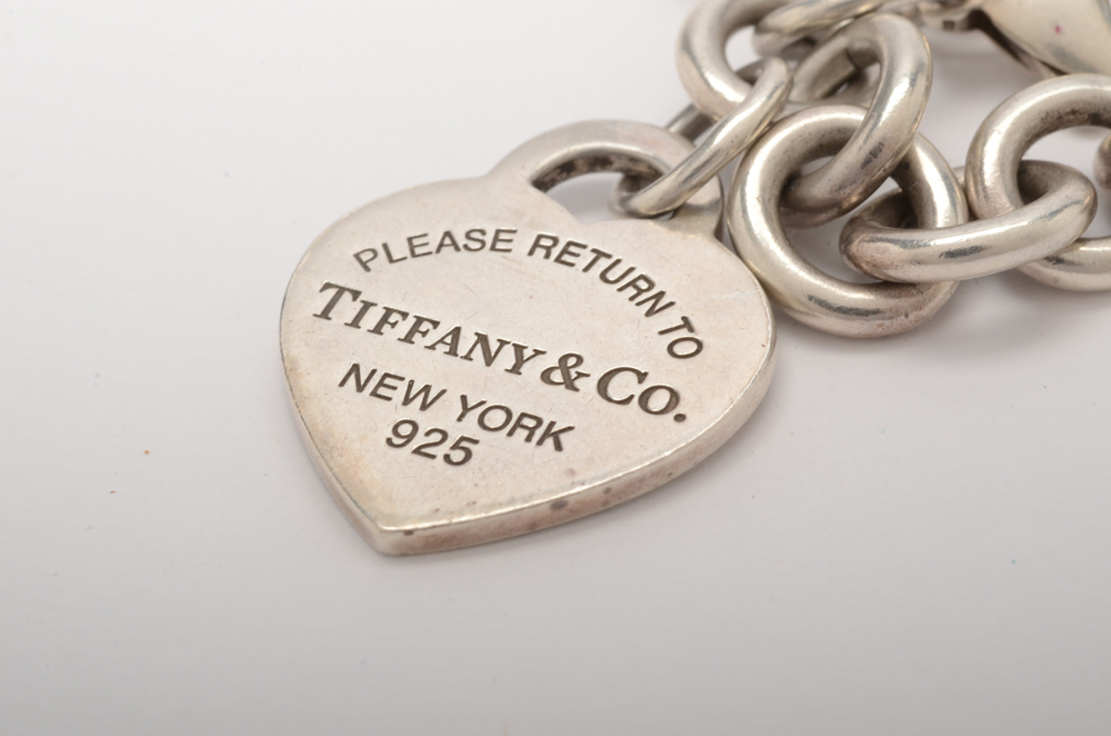 Tiffany & Co. Sterling Silver Heart Bracelet