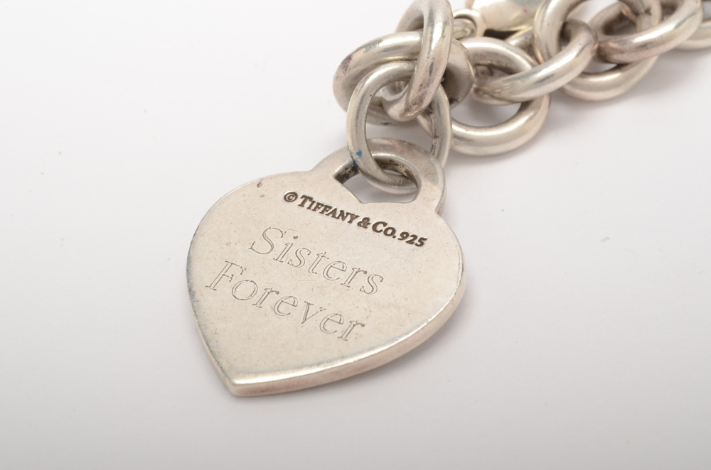 Tiffany & Co. Sterling Silver Heart Bracelet