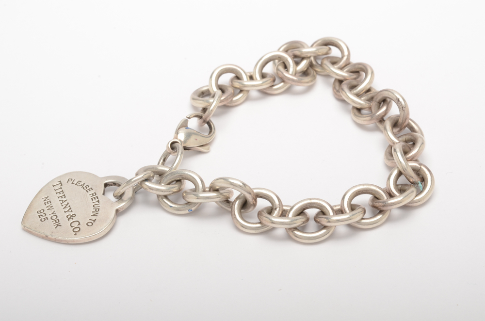 Tiffany & Co. Sterling Silver Heart Bracelet