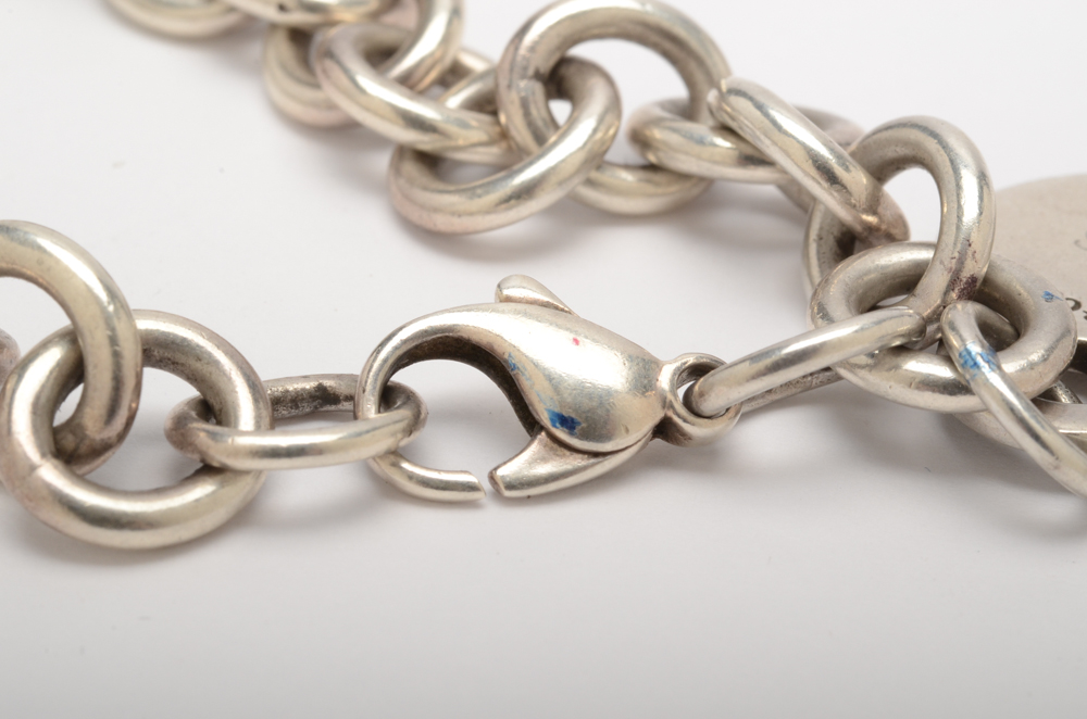 Tiffany & Co. Sterling Silver Heart Bracelet