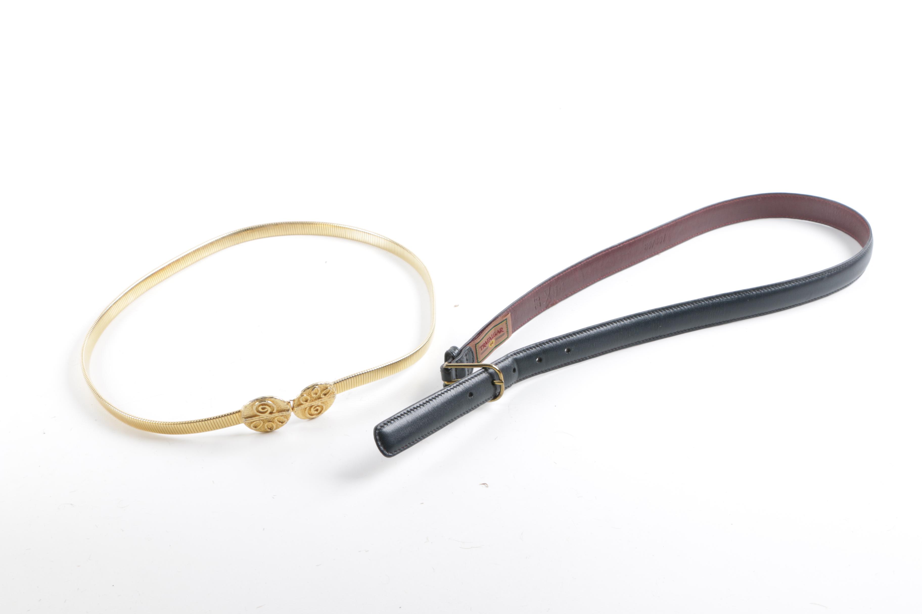 Woven and Leather Belts and Sashes