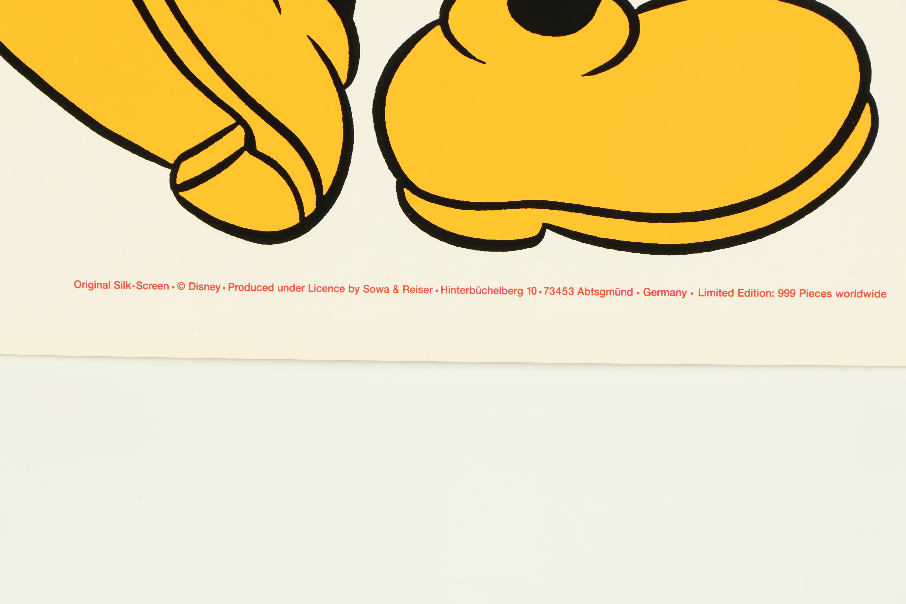 Sowa and Reiser Serigraph of Mickey Mouse