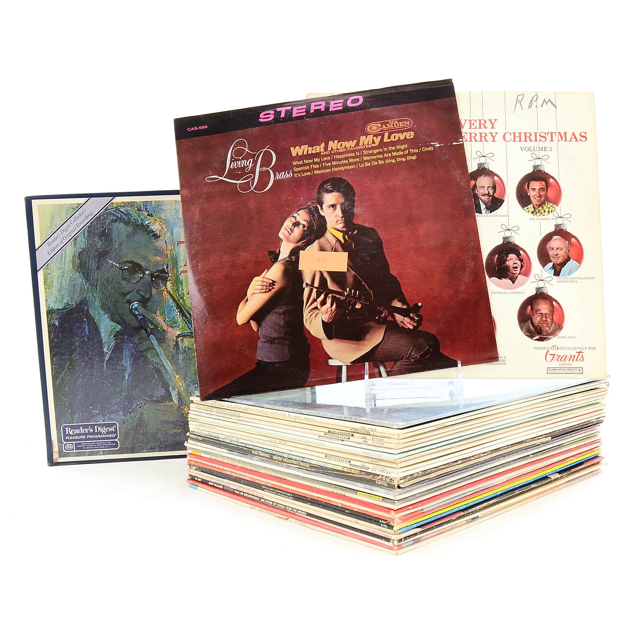 Thirty-Three Vintage Big Band, Orchestral, Christmas and Pop Records