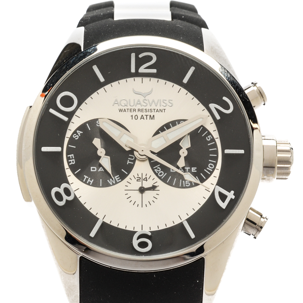 Aquaswiss "Trax 5H" Stainless Steel Chronograph Watch