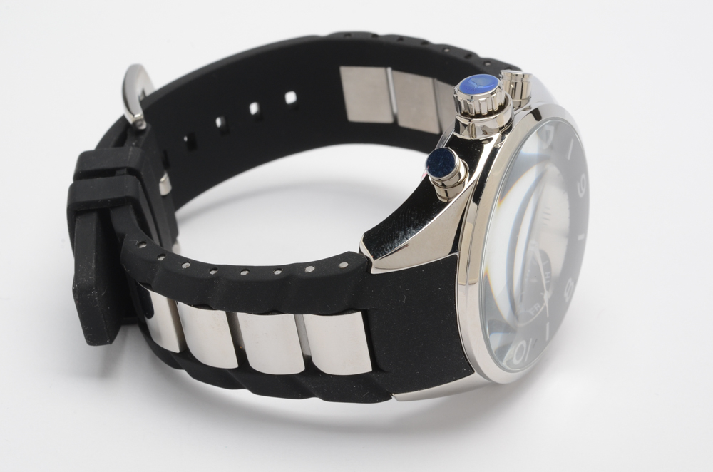 Aquaswiss "Trax 5H" Stainless Steel Chronograph Watch