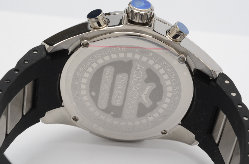 Aquaswiss "Trax 5H" Stainless Steel Chronograph Watch