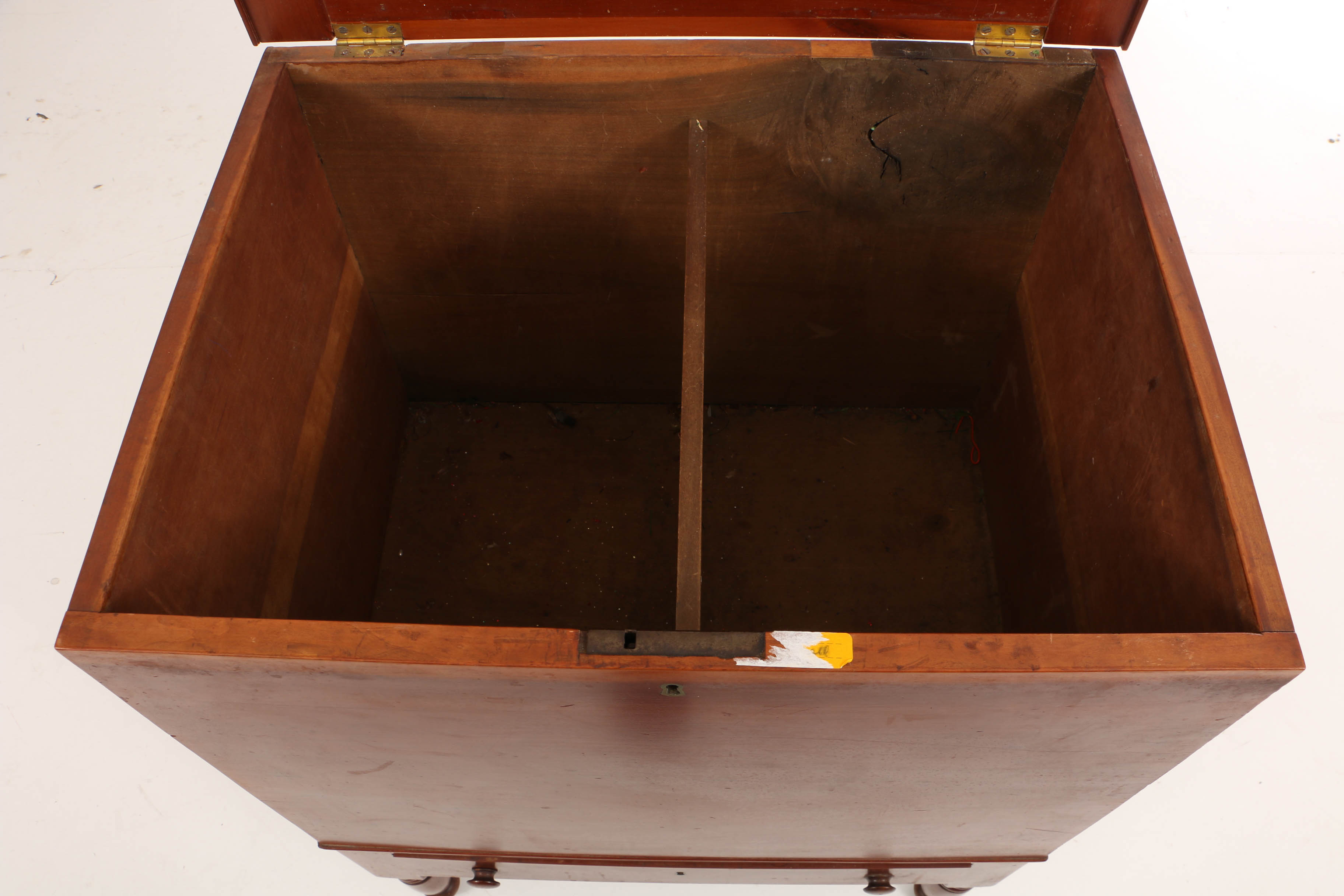 Antique Late Federal Cherry Southern Sugar Chest, Probably Tennessee or Kentucky