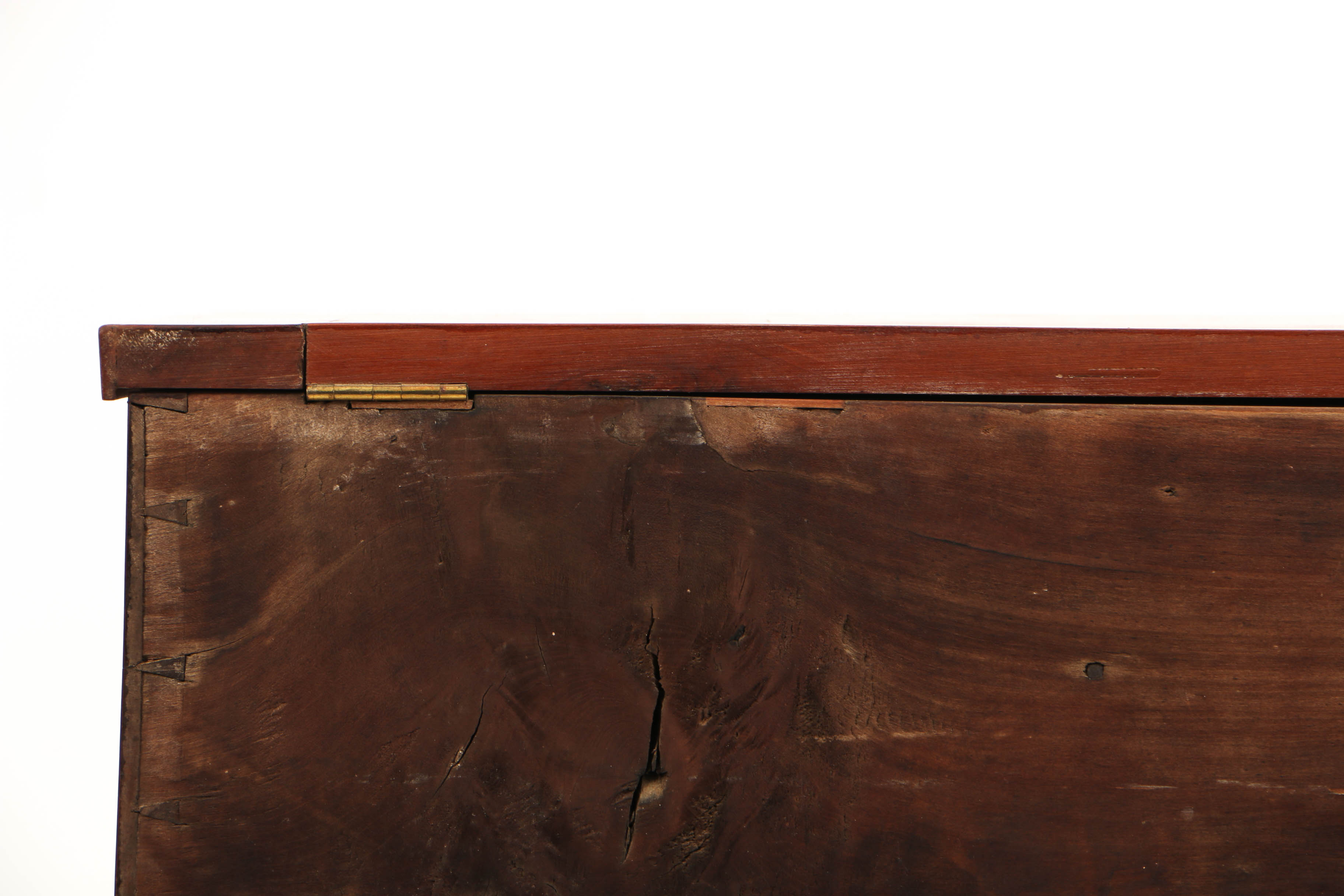 Antique Late Federal Cherry Southern Sugar Chest, Probably Tennessee or Kentucky