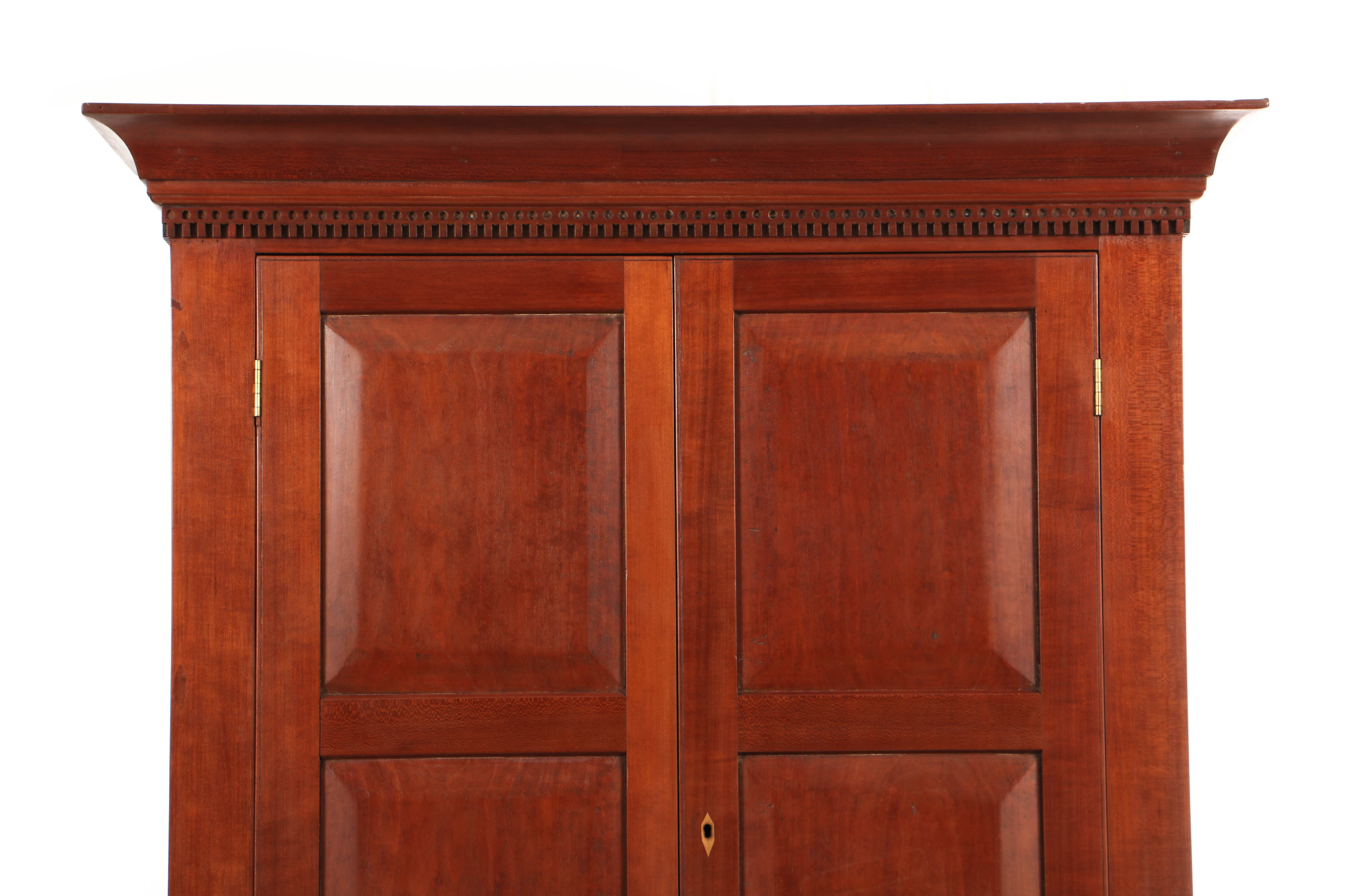 Antique Cherry Tennessee Two-Piece Jackson Press, Possibly Marshall County