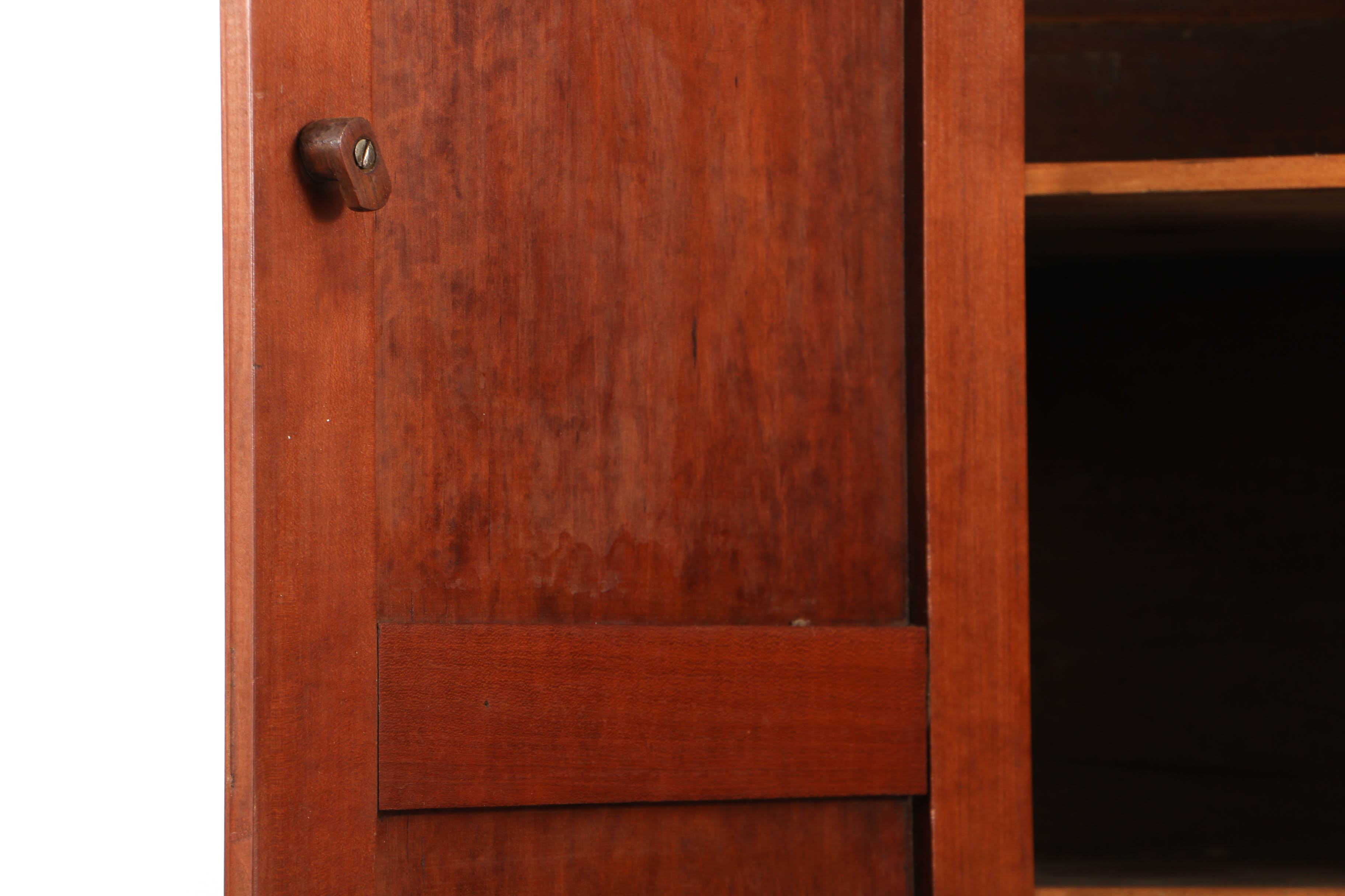 Antique Cherry Tennessee Two-Piece Jackson Press, Possibly Marshall County