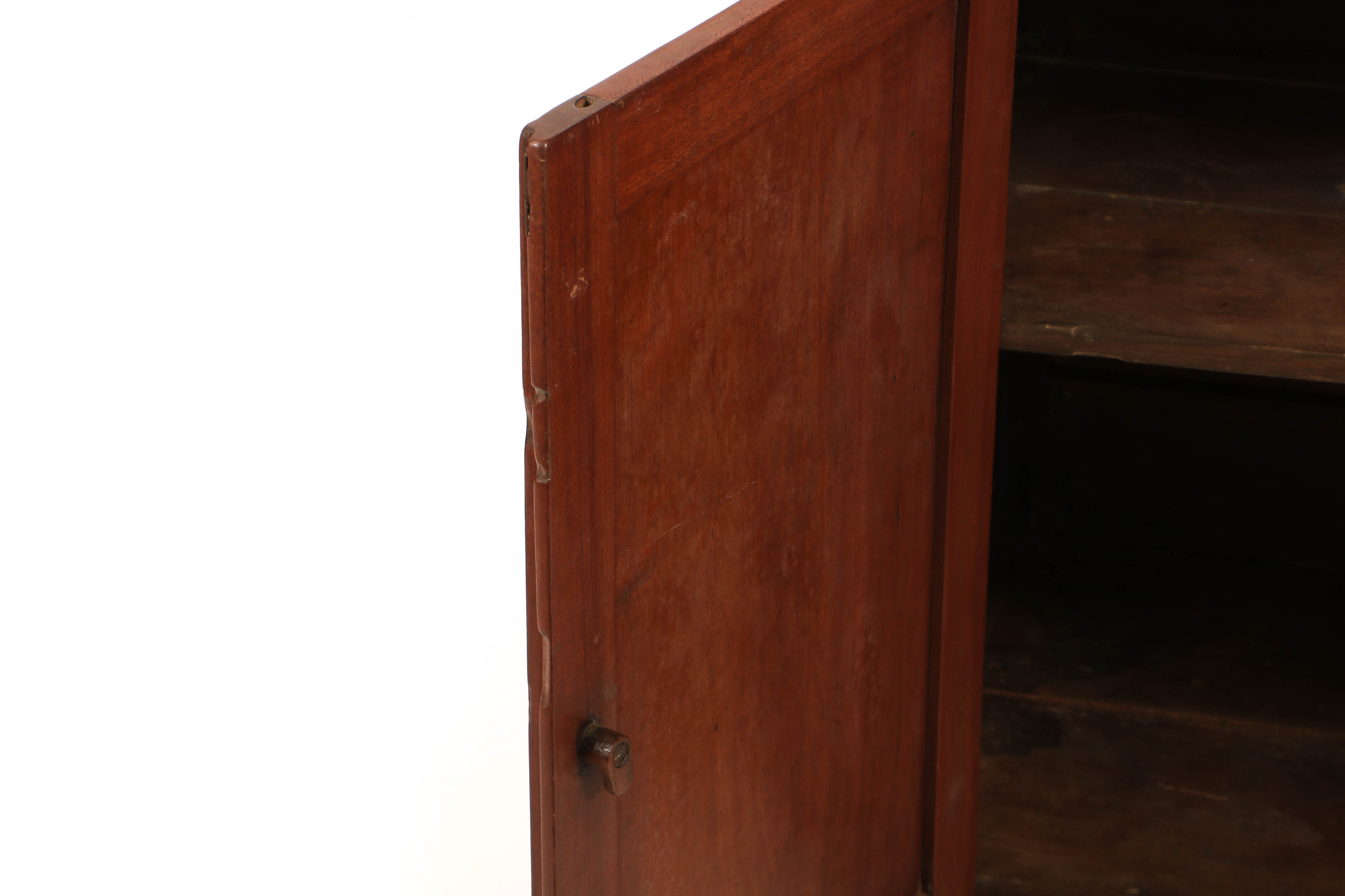 Antique Cherry Tennessee Two-Piece Jackson Press, Possibly Marshall County