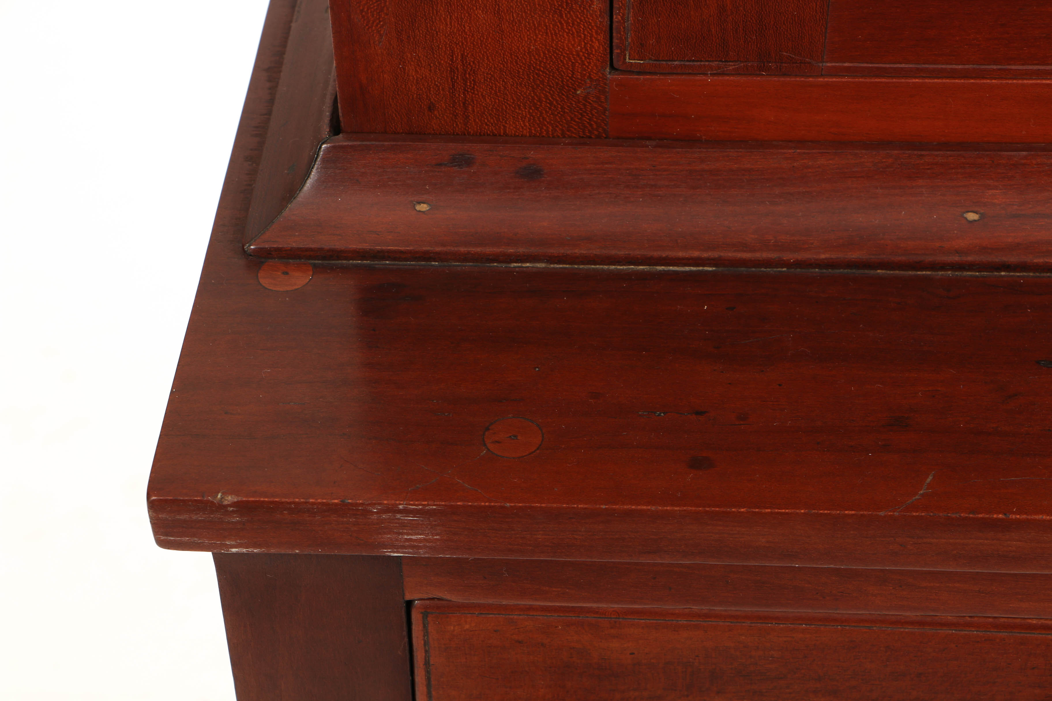 Antique Cherry Tennessee Two-Piece Jackson Press, Possibly Marshall County