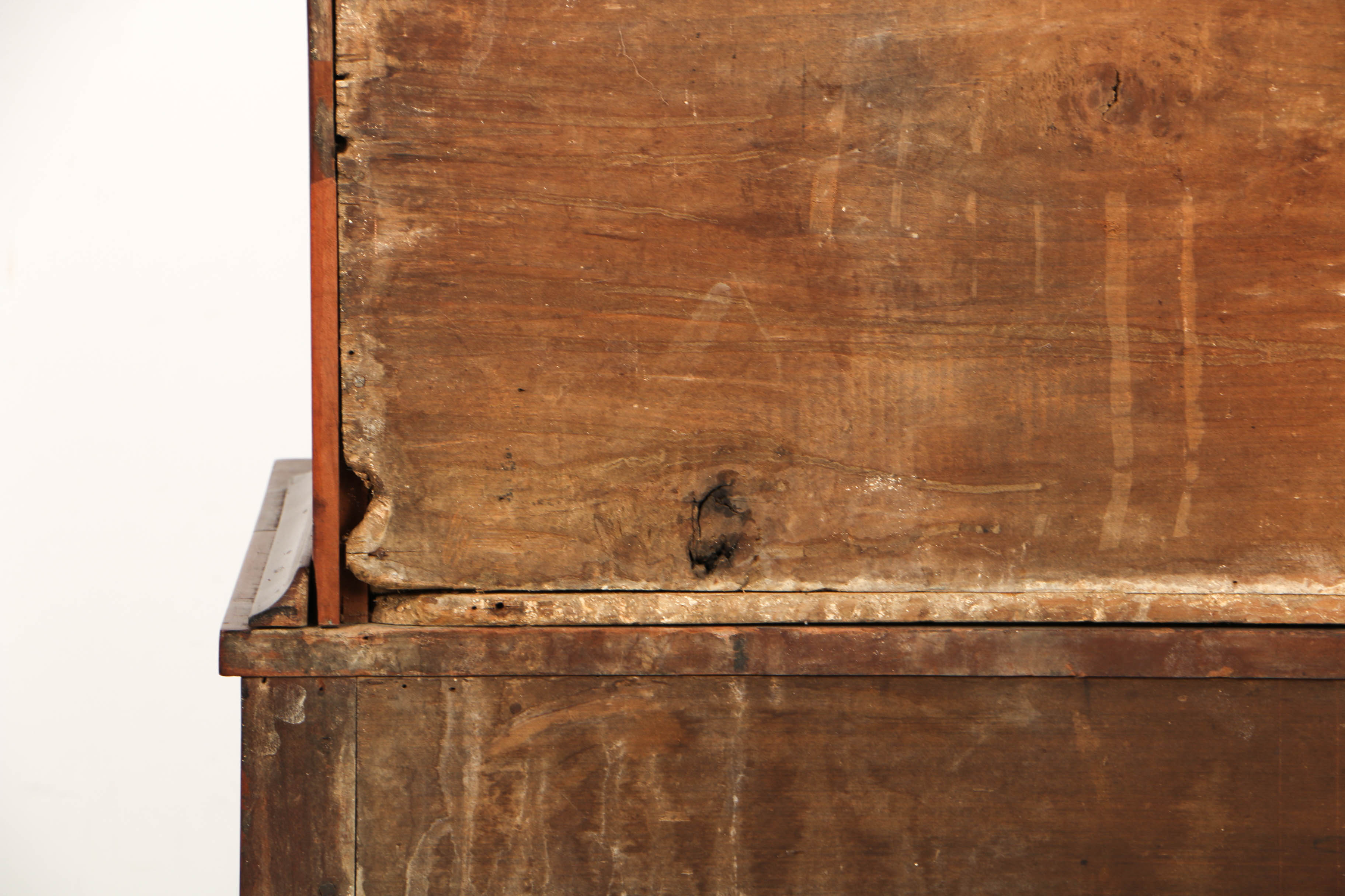 Antique Cherry Tennessee Two-Piece Jackson Press, Possibly Marshall County