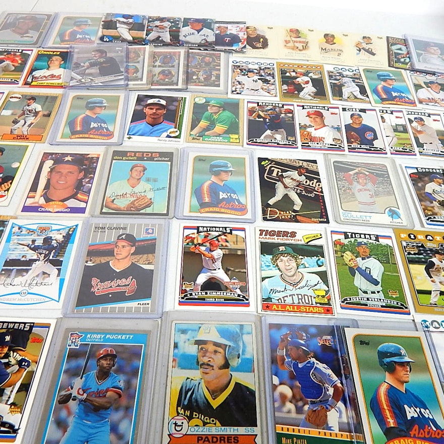 Baseball Star and HOF Rookie Card Collection