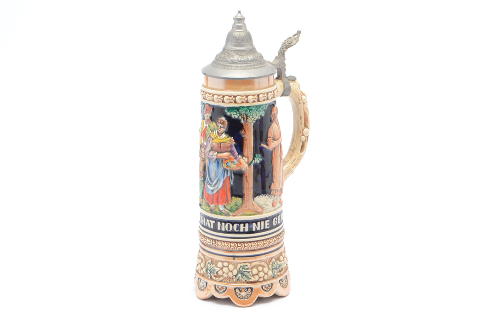 German Beer Steins and Music Box Stein