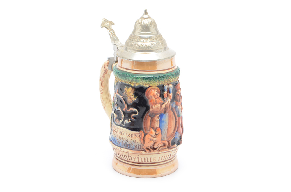 German Beer Steins and Music Box Stein