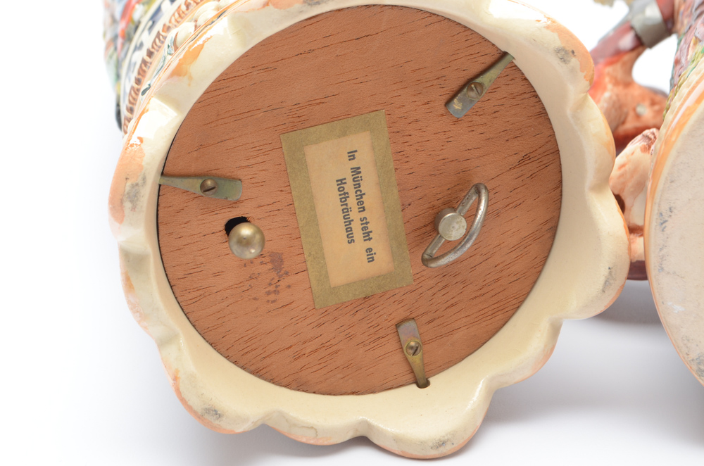 German Beer Steins and Music Box Stein