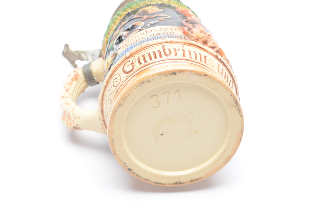 German Beer Steins and Music Box Stein