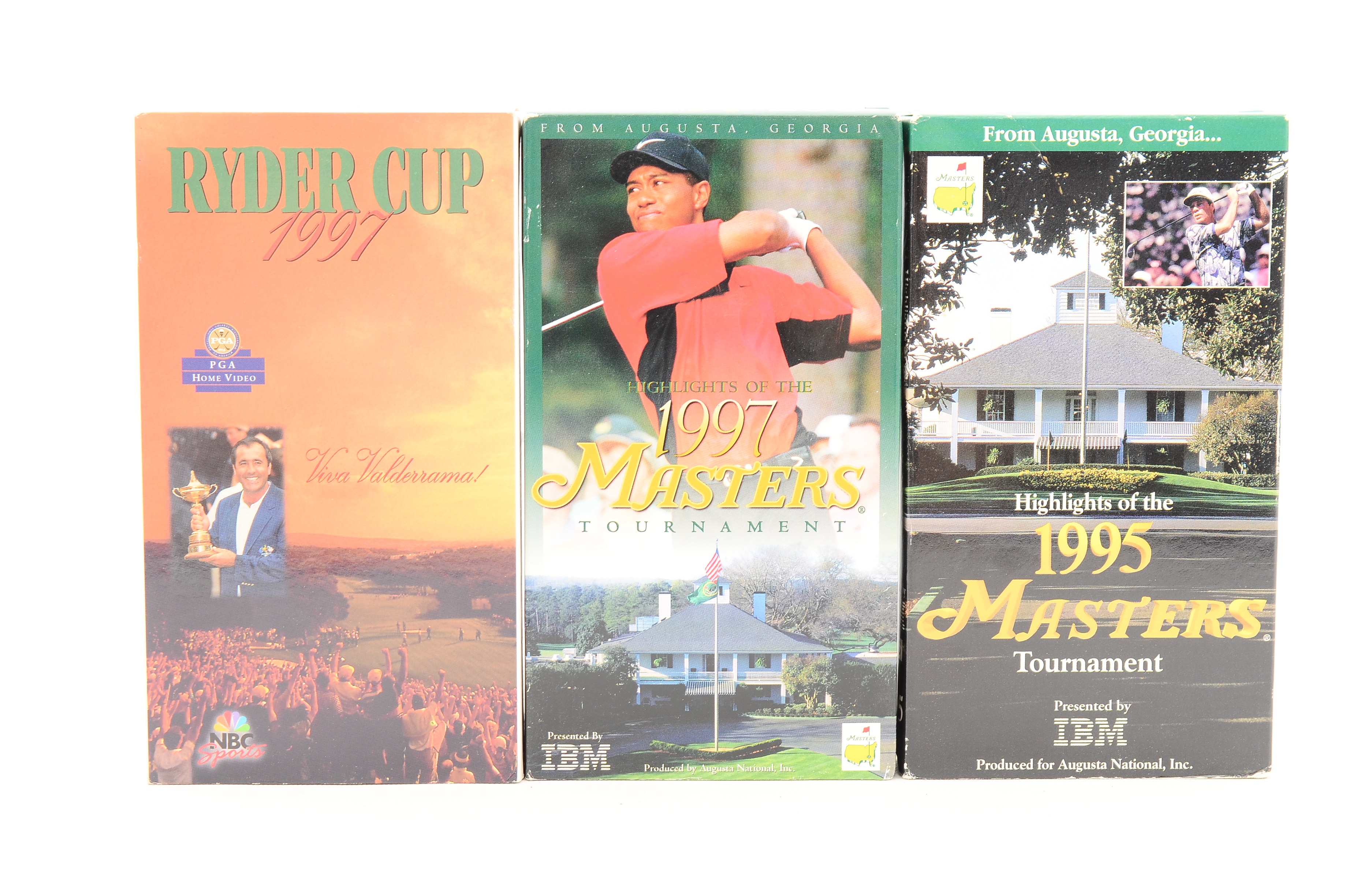 Seven Vintage Golf Highlight VHS Tapes