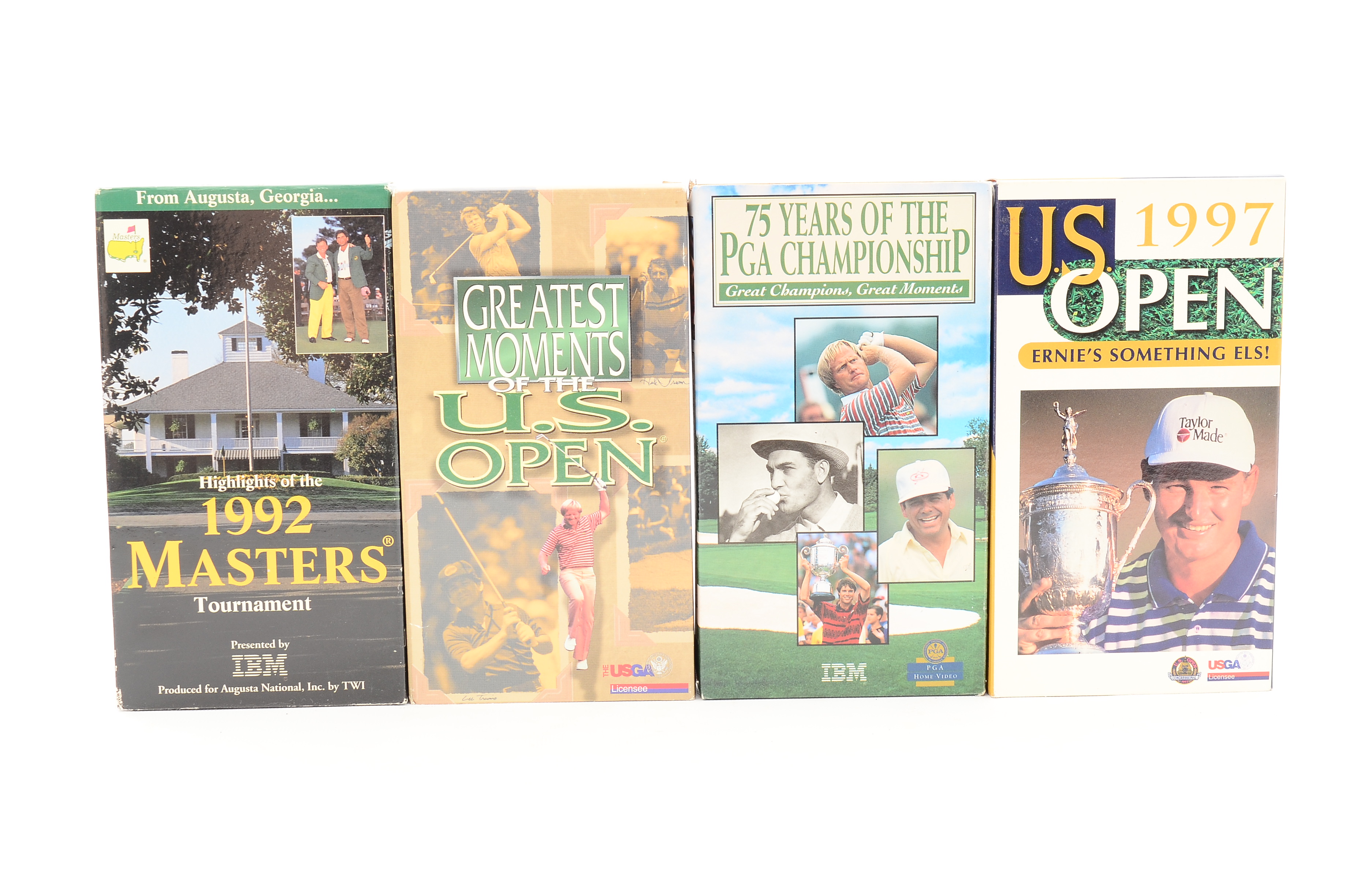 Seven Vintage Golf Highlight VHS Tapes
