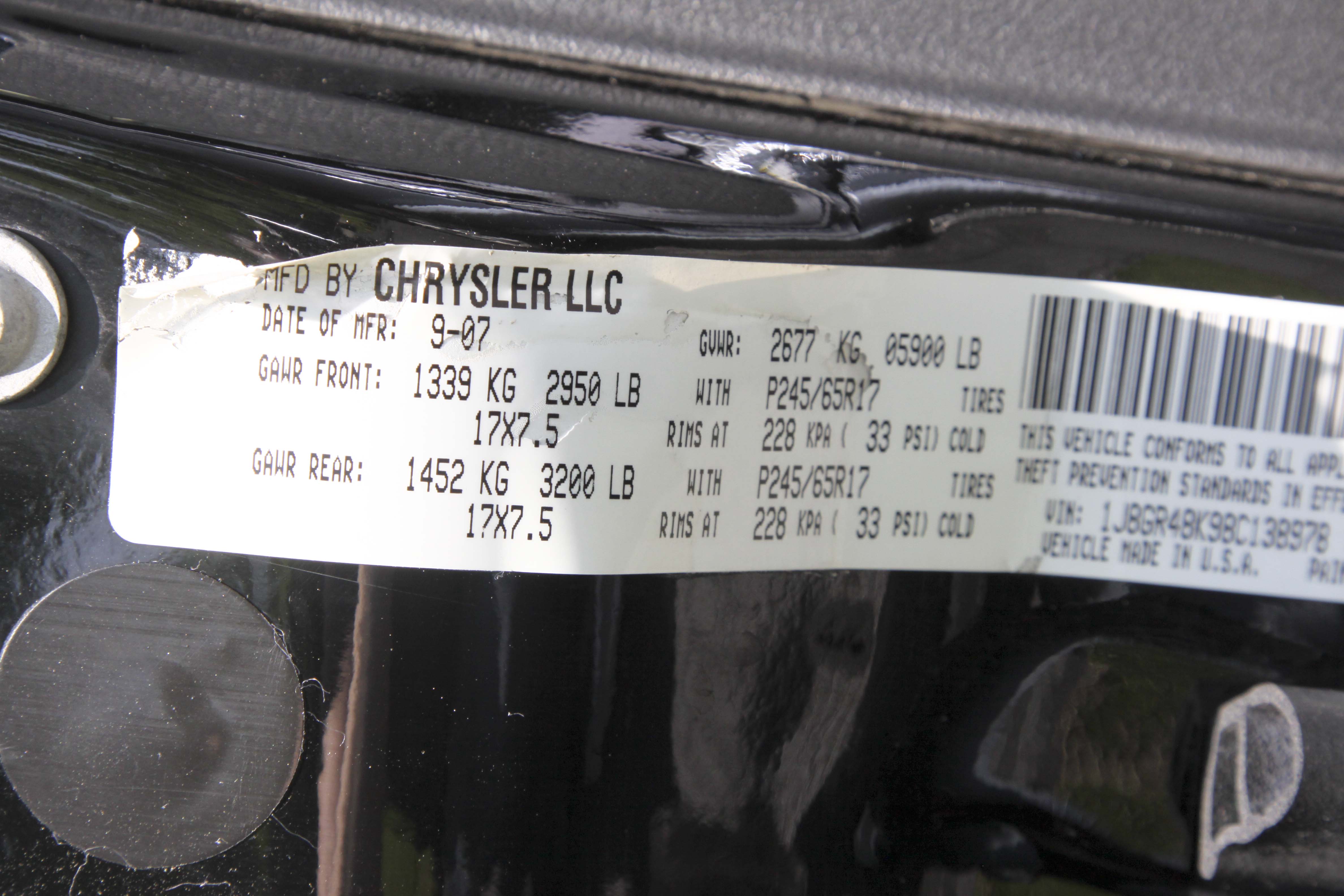 2008 Jeep Grand Cherokee 4 X 4 Laredo SUV