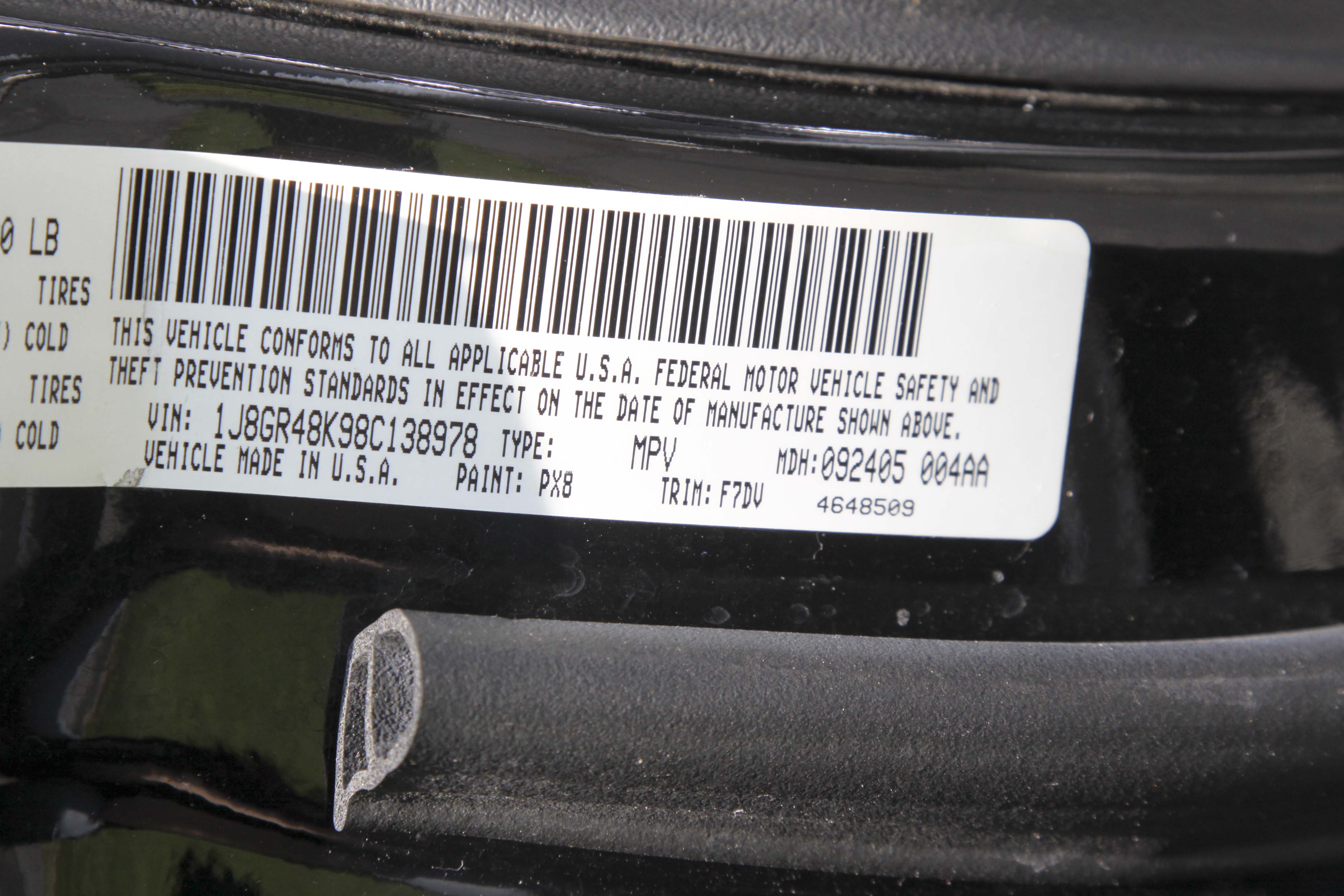 2008 Jeep Grand Cherokee 4 X 4 Laredo SUV