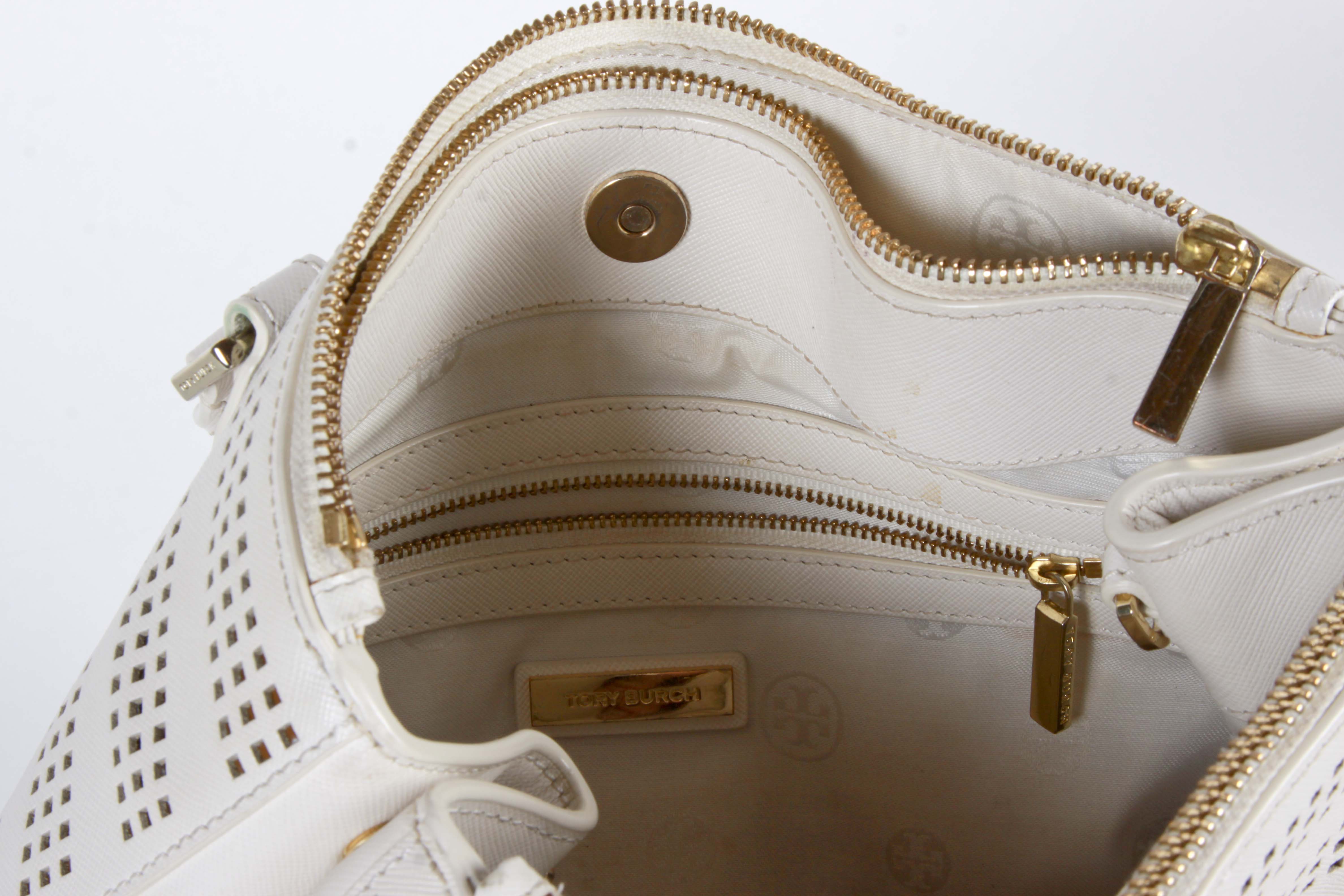 Pairing of Leather Handbags including Tory Burch Handbags