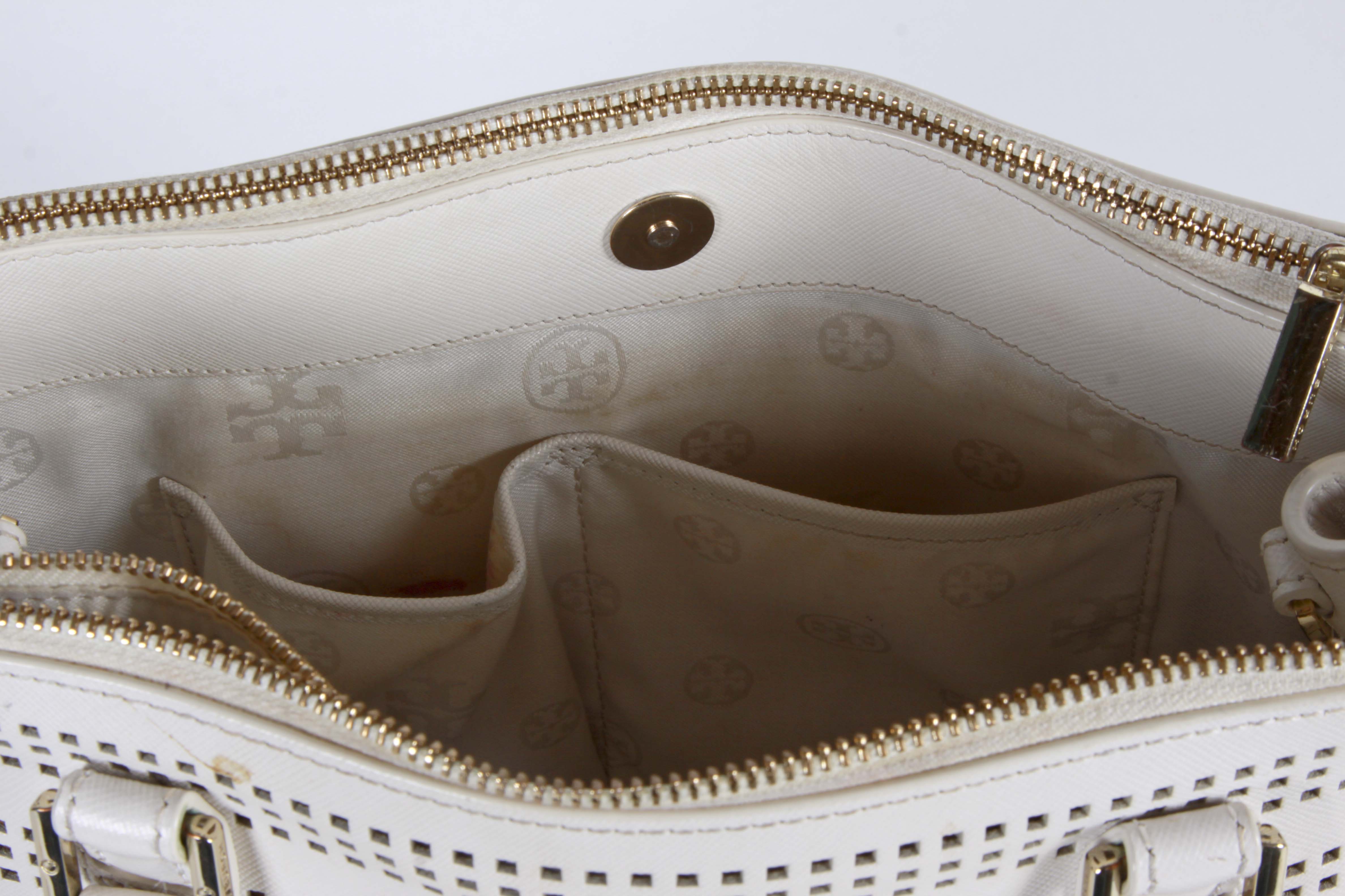 Pairing of Leather Handbags including Tory Burch Handbags