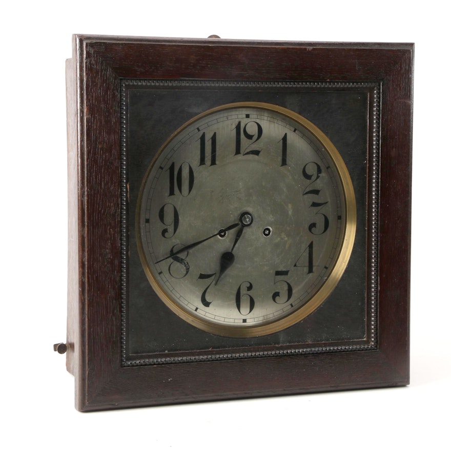 Antique Junghans Wood Wall Clock