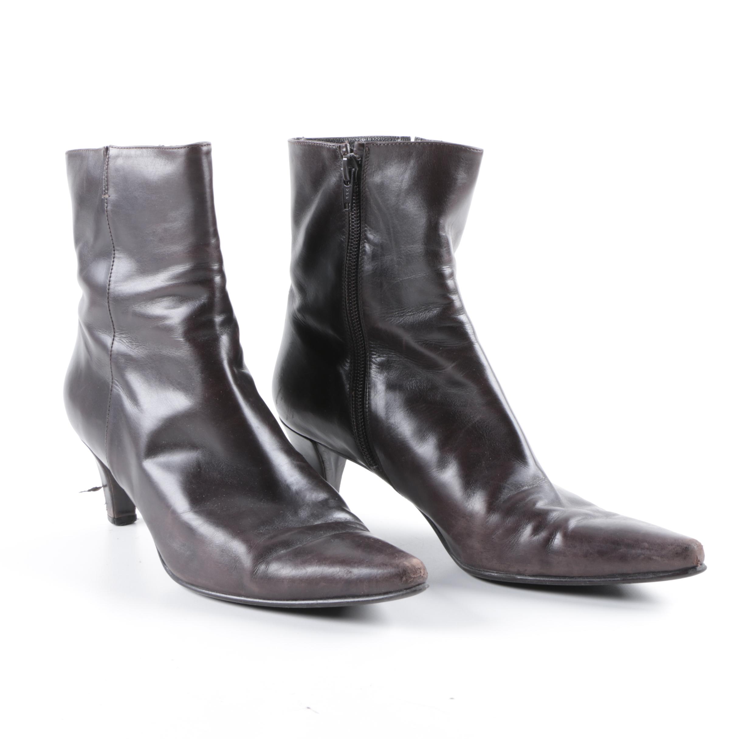 Women's Stuart Weitzman and Cole Haan High-Heeled Boots in Suede and Leather