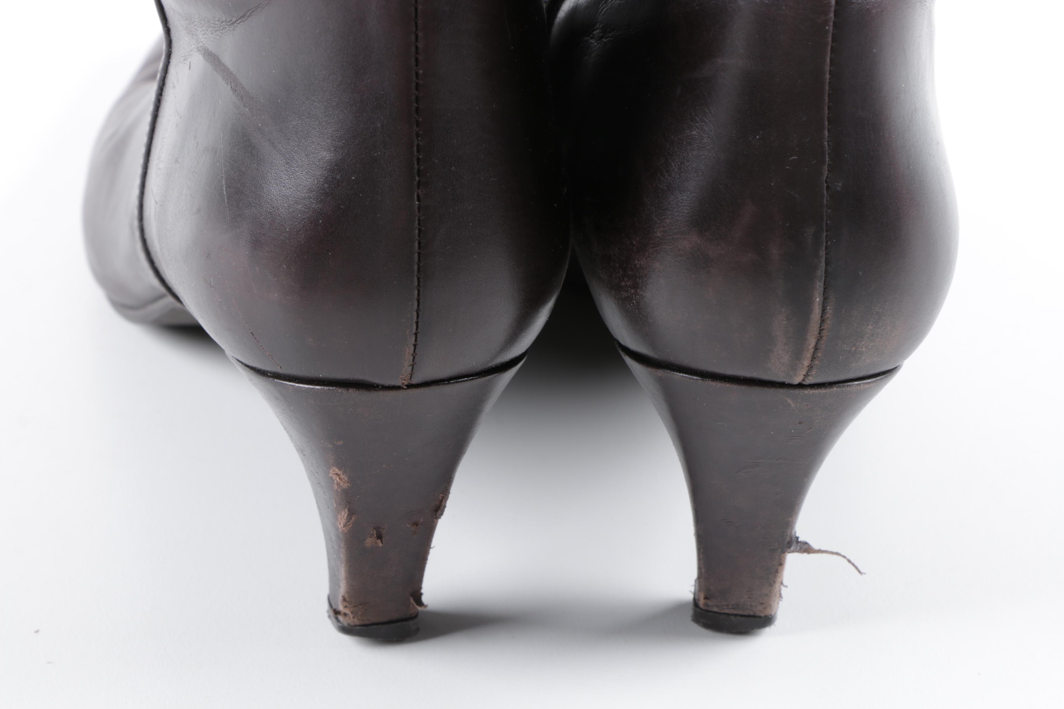 Women's Stuart Weitzman and Cole Haan High-Heeled Boots in Suede and Leather