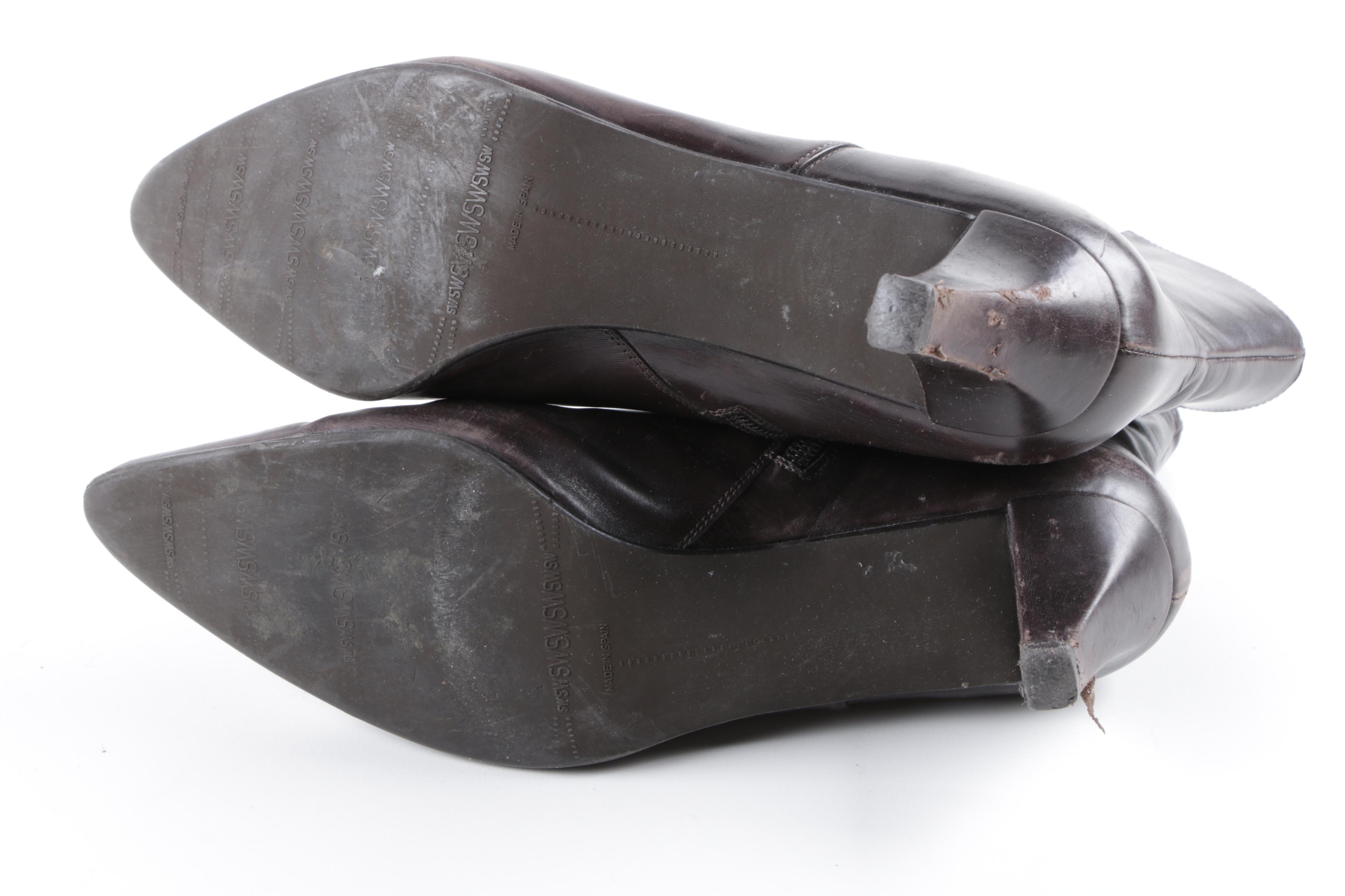 Women's Stuart Weitzman and Cole Haan High-Heeled Boots in Suede and Leather