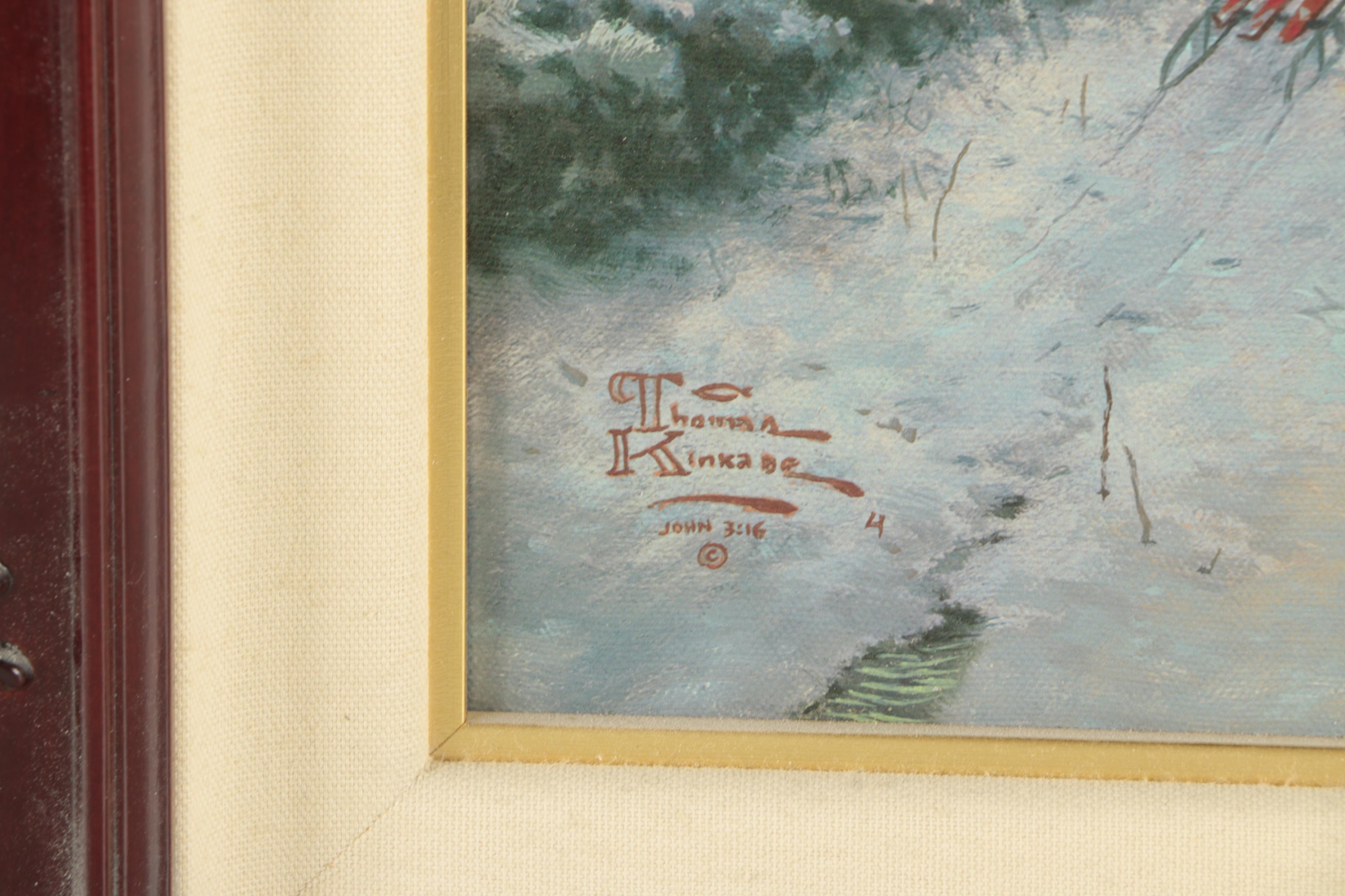 Thomas Kinkade Embellished Giclee "Symbols of Freedom"