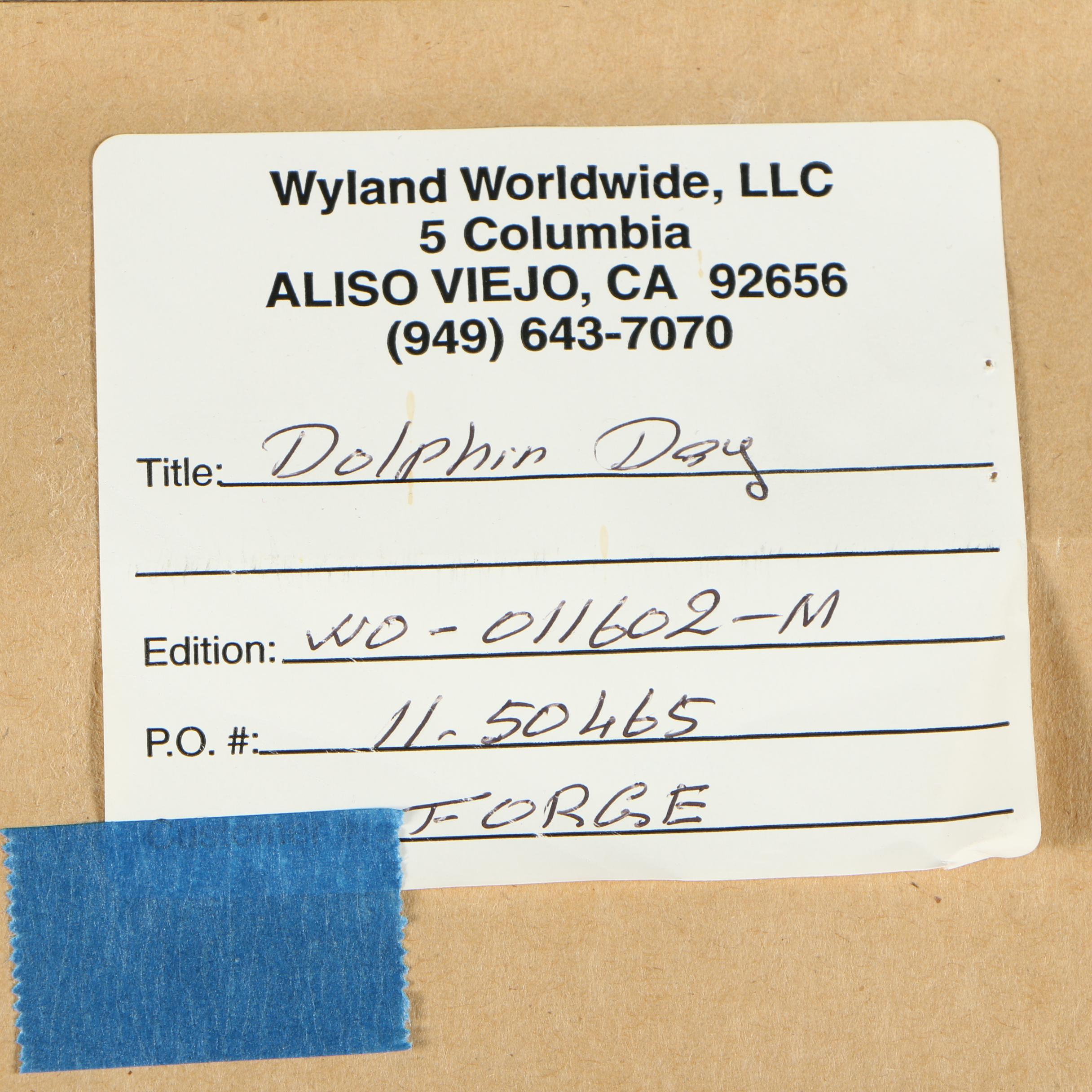 Robert Wyland Airbrush Painting "A Dolphin Day"