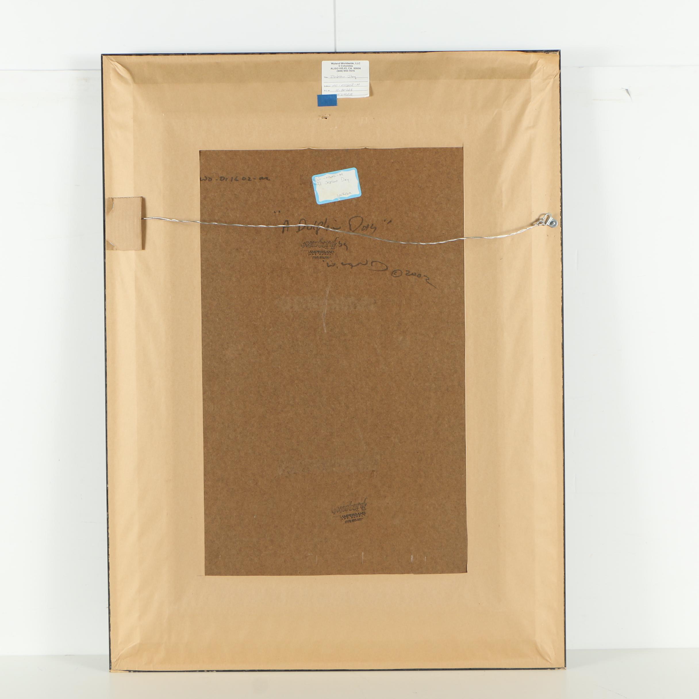 Robert Wyland Airbrush Painting "A Dolphin Day"