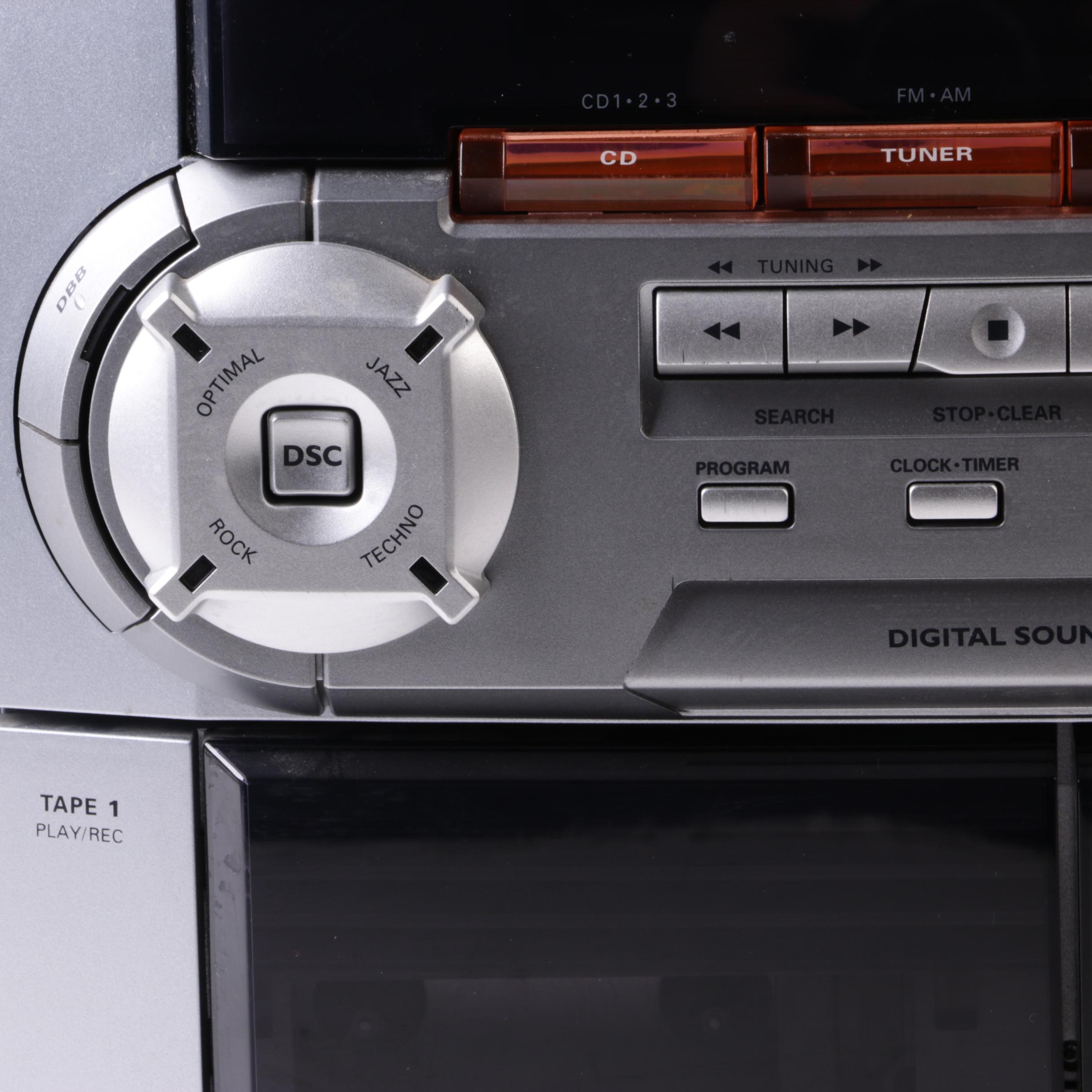 Philips 3-Disc CD Changer and One Speaker