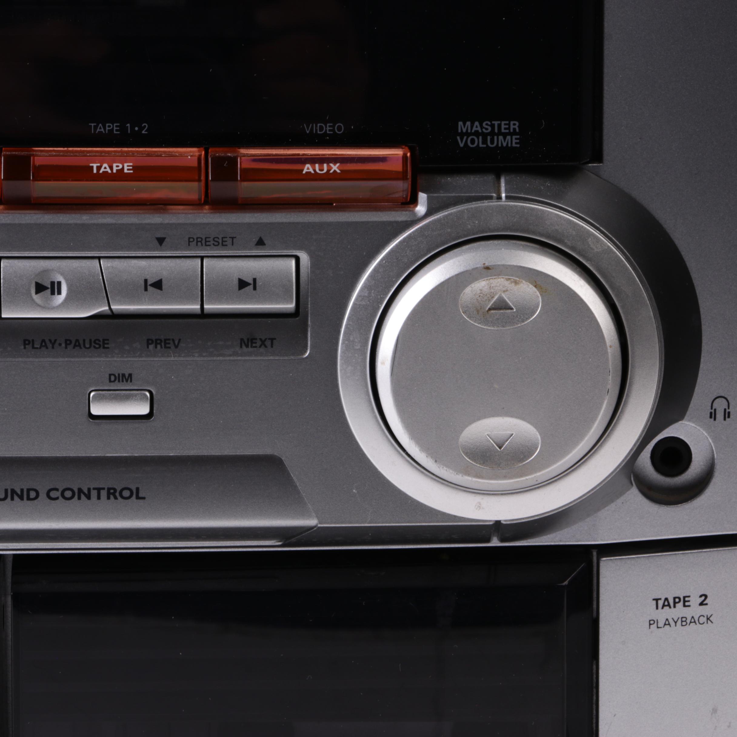 Philips 3-Disc CD Changer and One Speaker