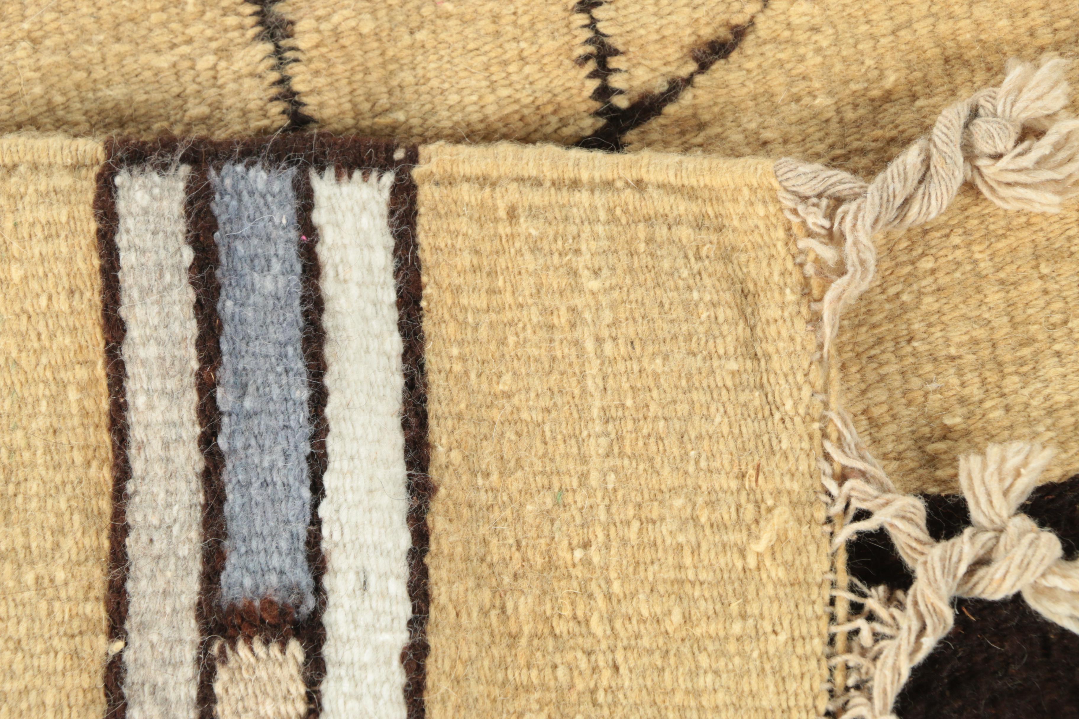 Mid-Century Handwoven Rug/Wall Hanging in the Style of Joan Miró