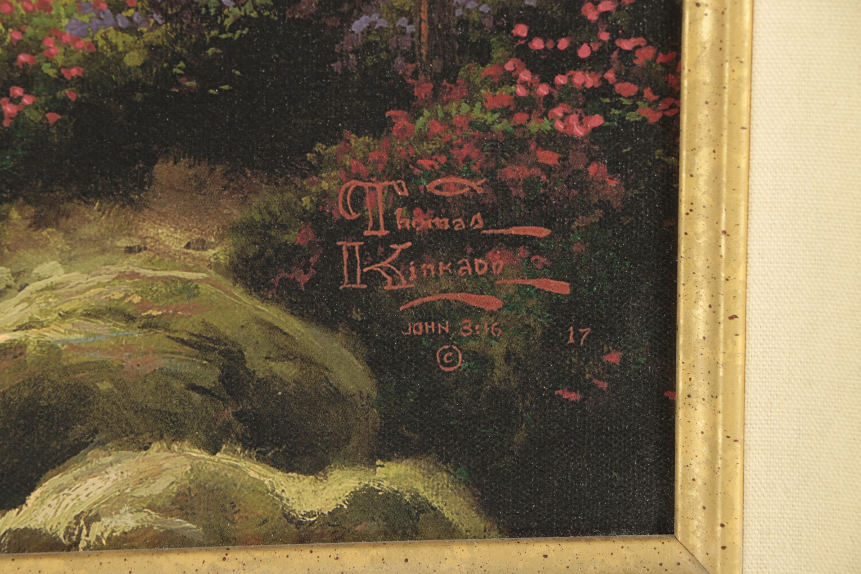 Thomas Kinkade Embellished Giclee "The Good Life"