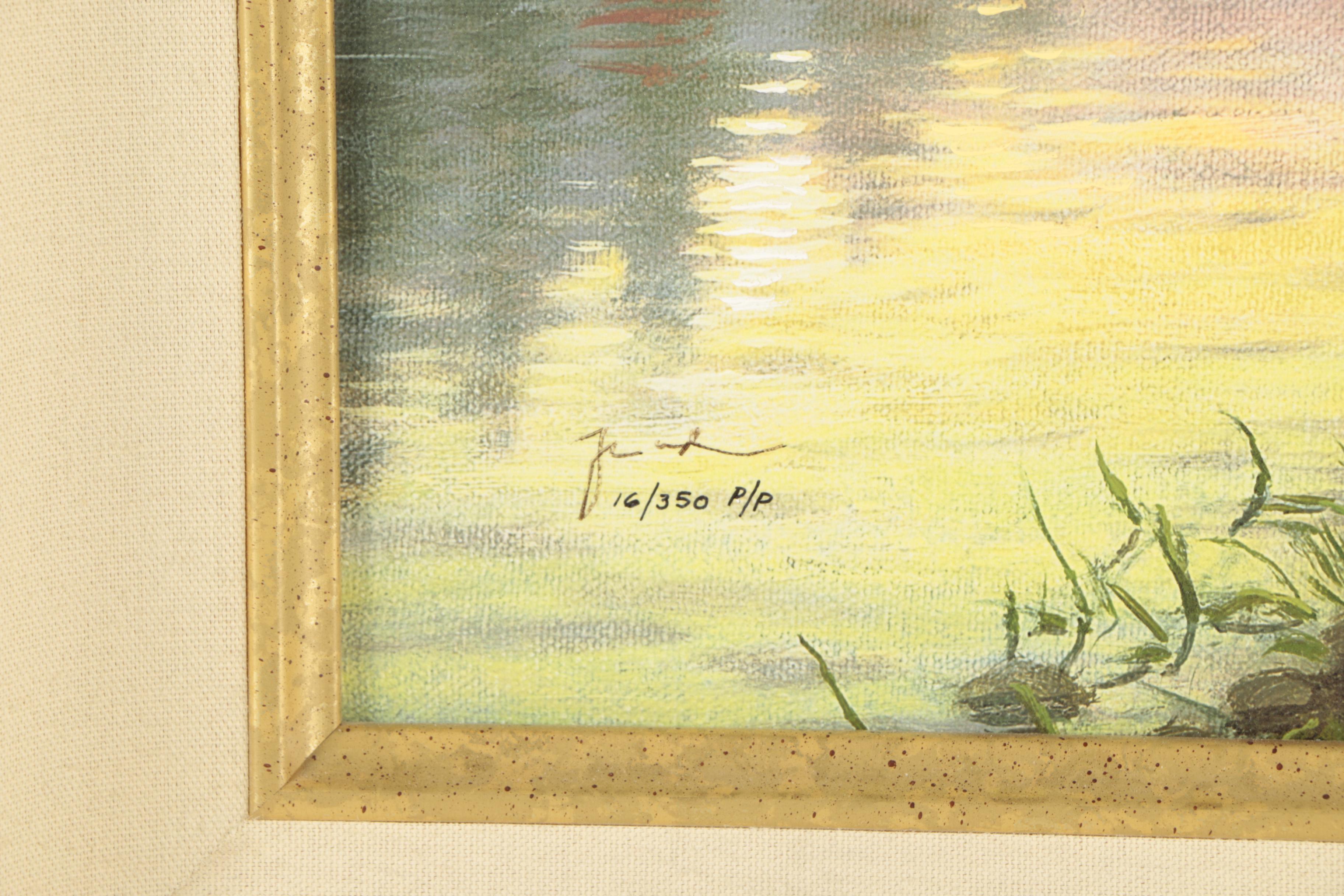 Thomas Kinkade Embellished Giclee "The Good Life"