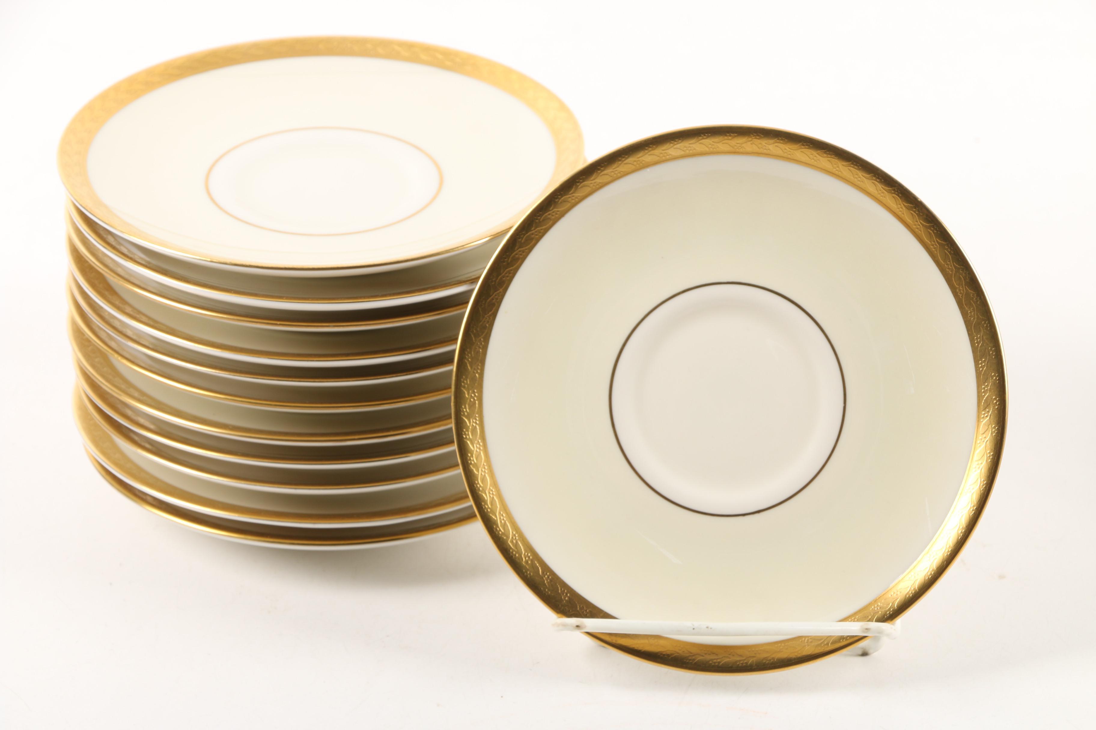 Vintage Haviland "Madison" Porcelain Teacup and Saucers