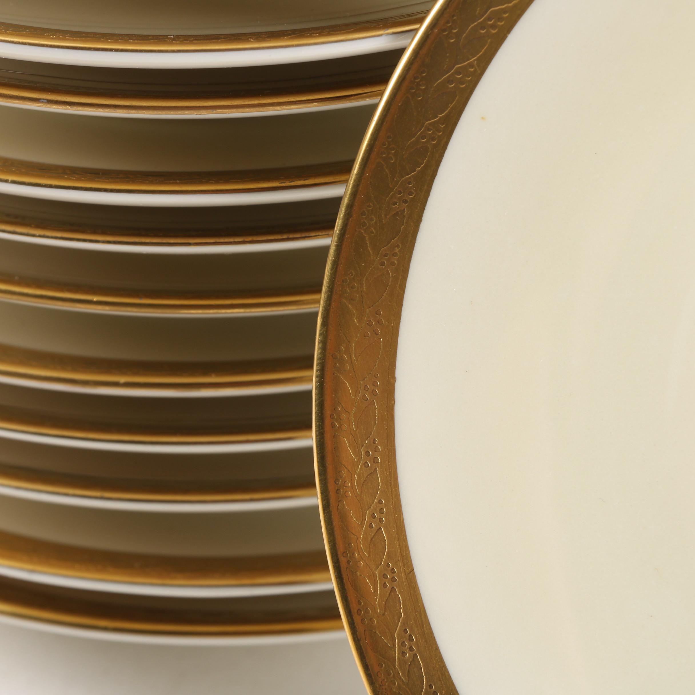 Vintage Haviland "Madison" Porcelain Teacup and Saucers