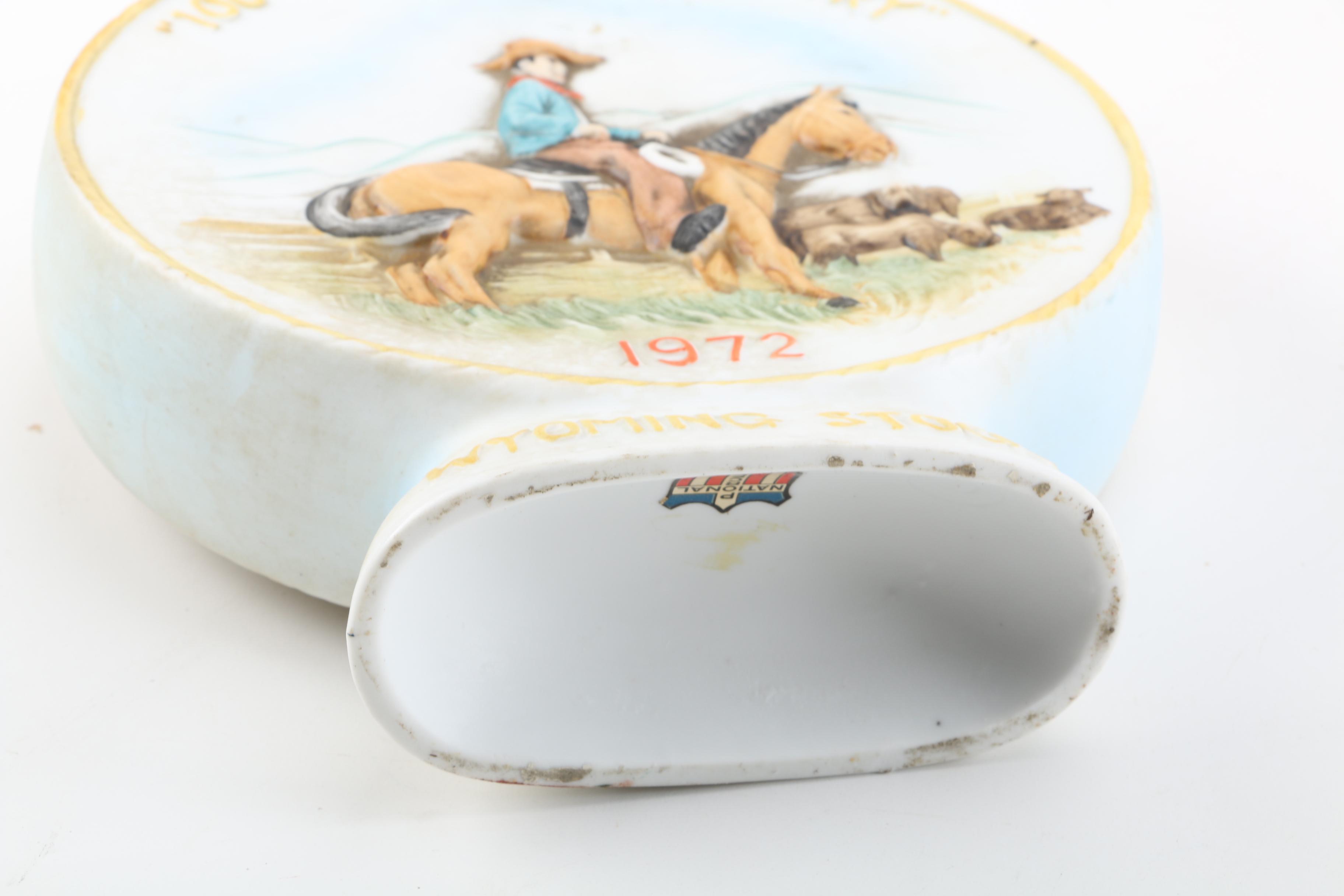 Last Chance and Jim Beam Bourbon Decanters