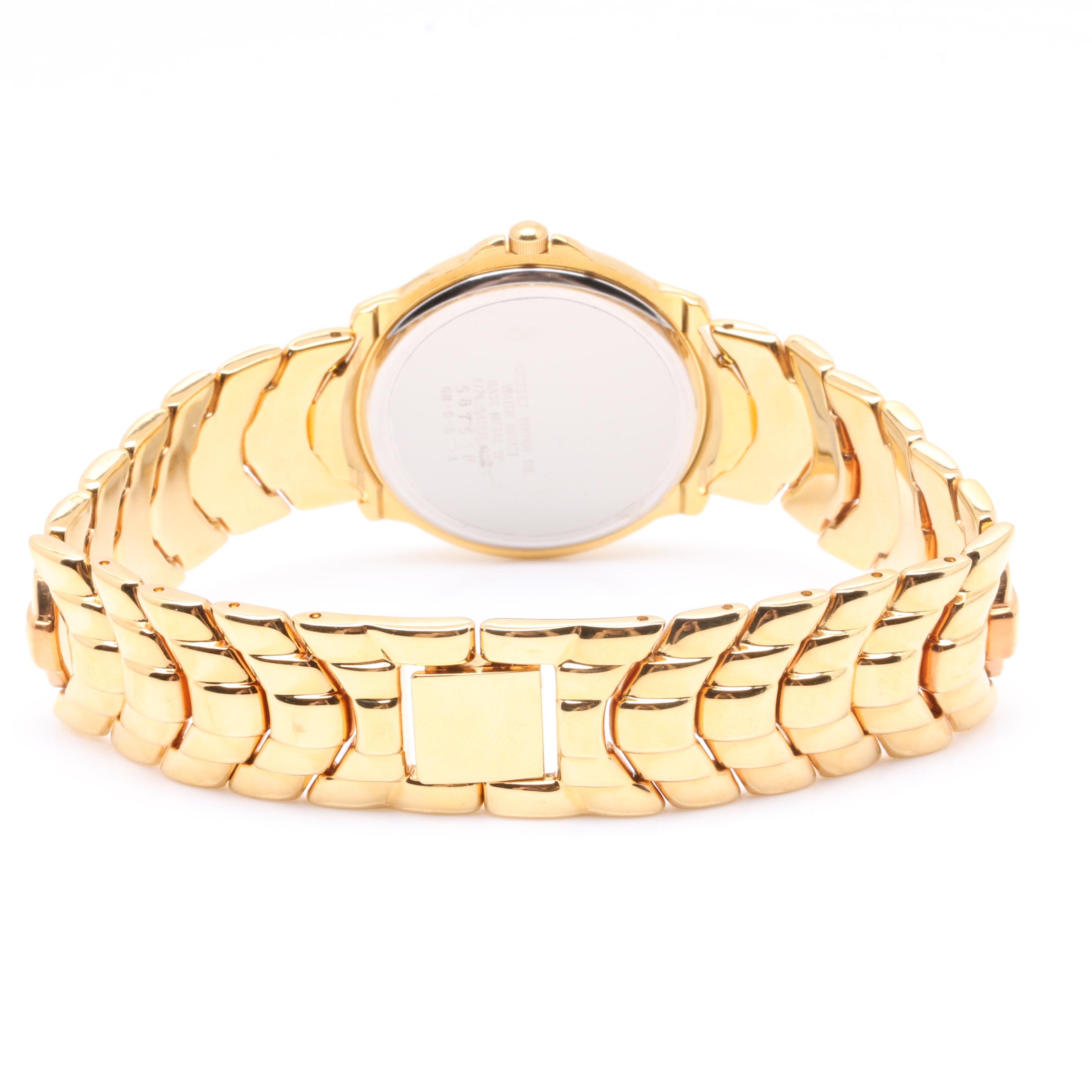 Citizen Elegance Gold Tone Dress Watch with Box