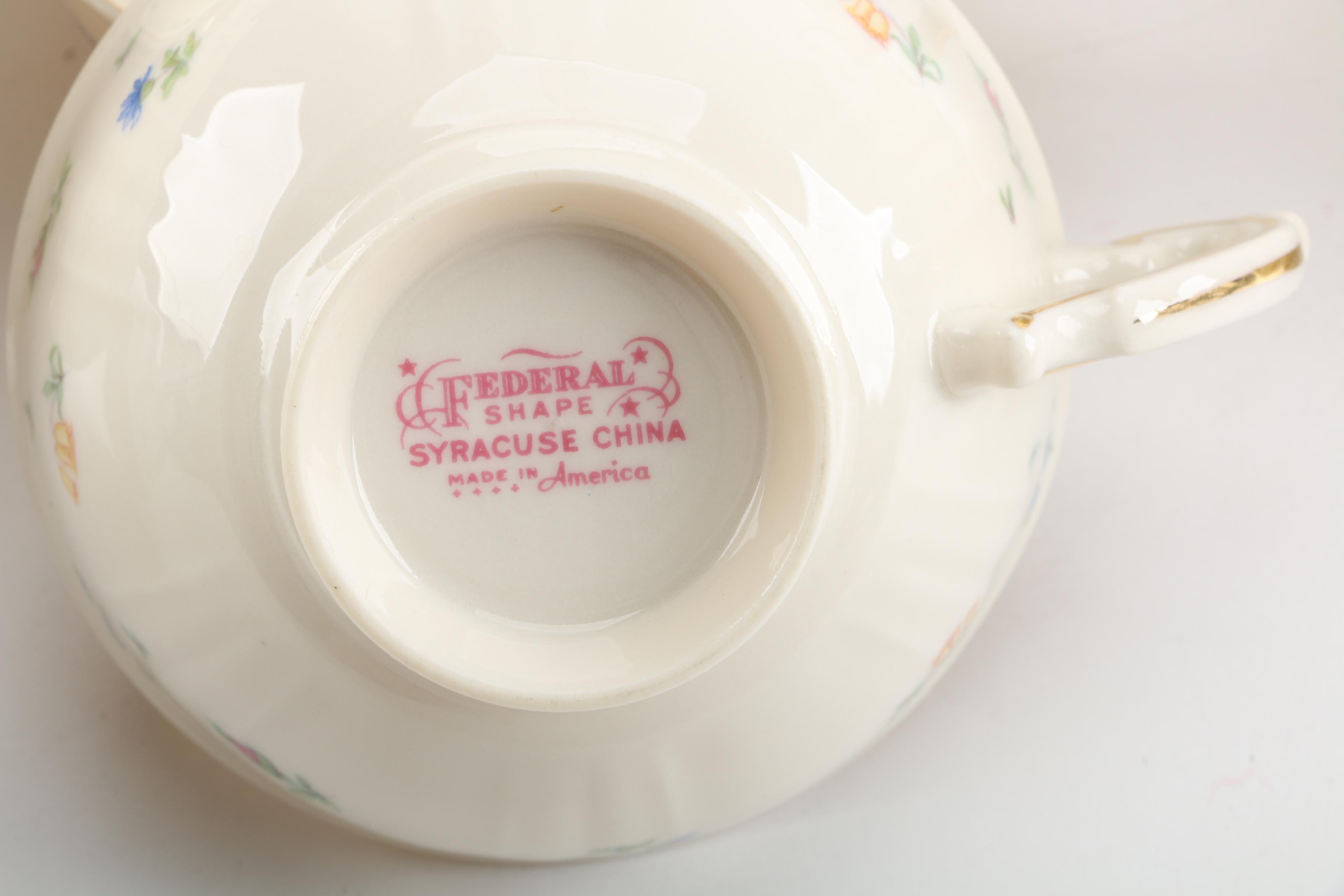 Vintage Syracuse China "Suzanne" Dinnerware