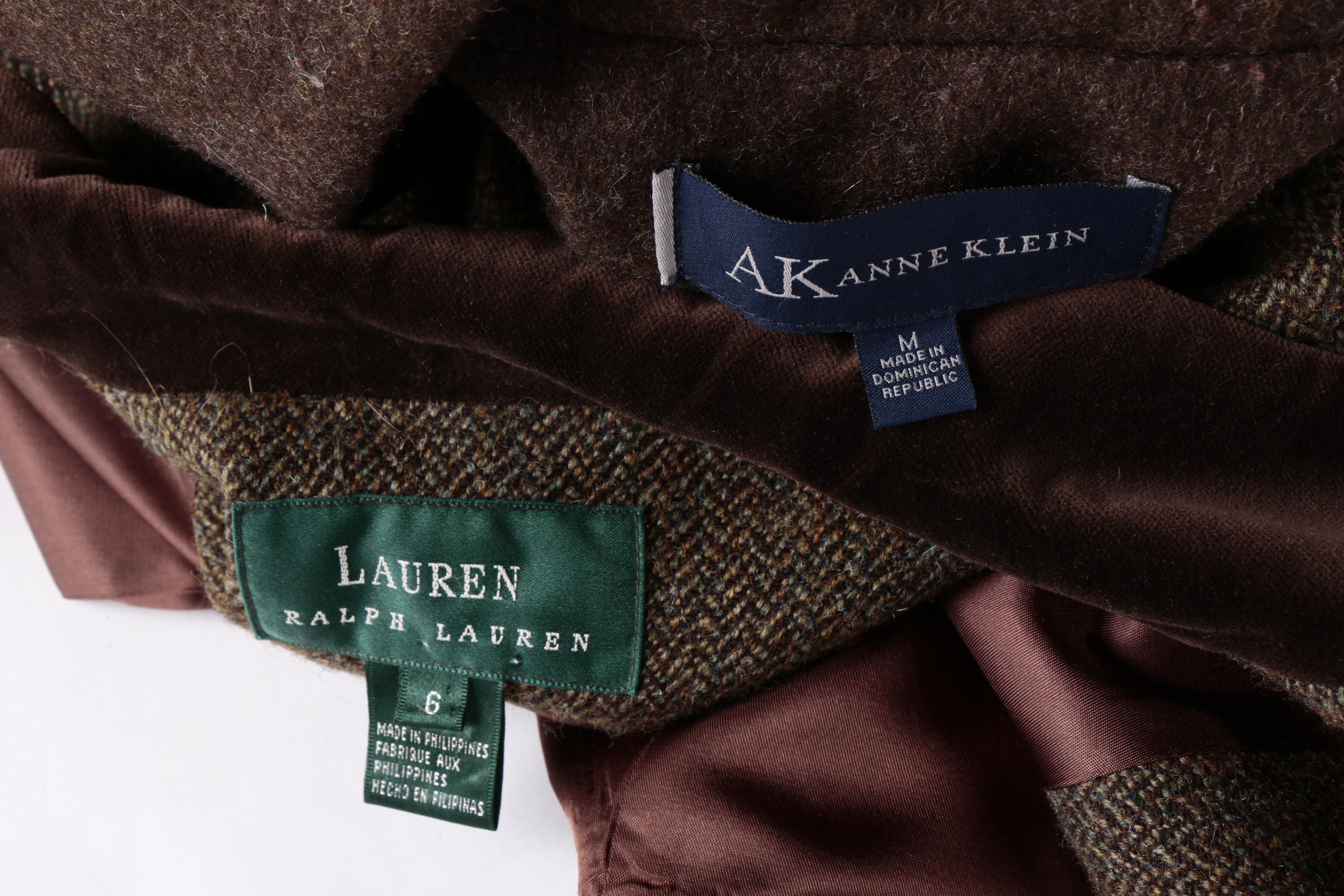 Women's Vintage and Contemporary Jackets Including Brooks Brothers