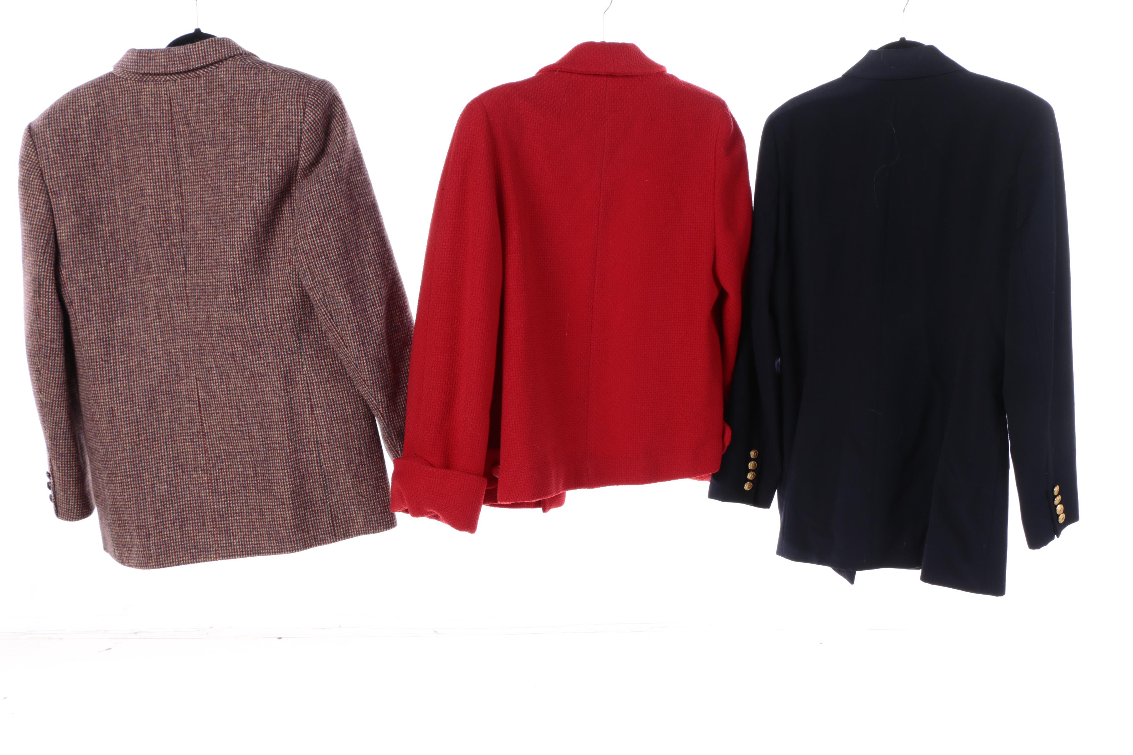 Women's Vintage and Contemporary Jackets Including Brooks Brothers