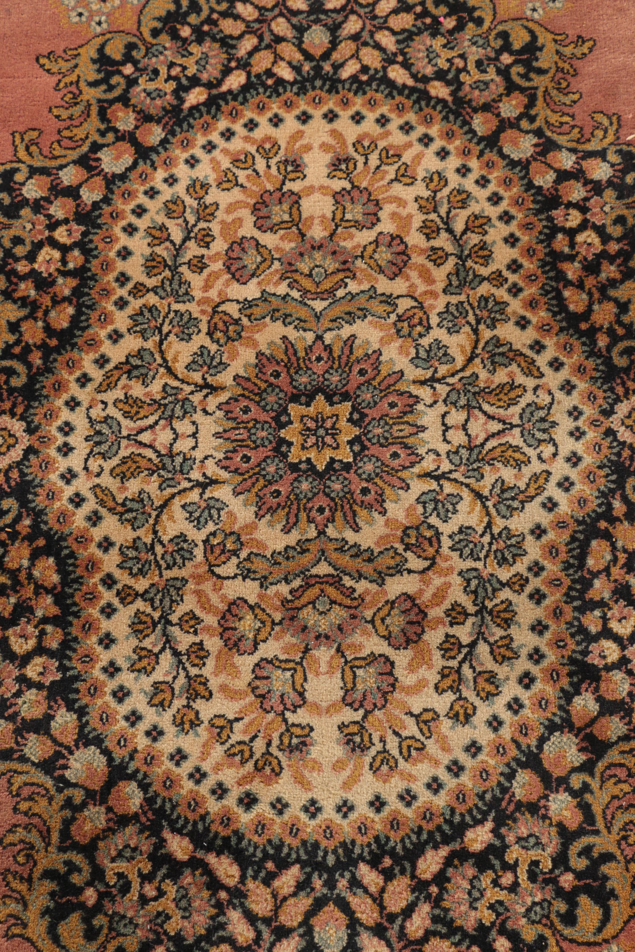 Power-Loomed Belgian Persian-Style Wool Area Rug