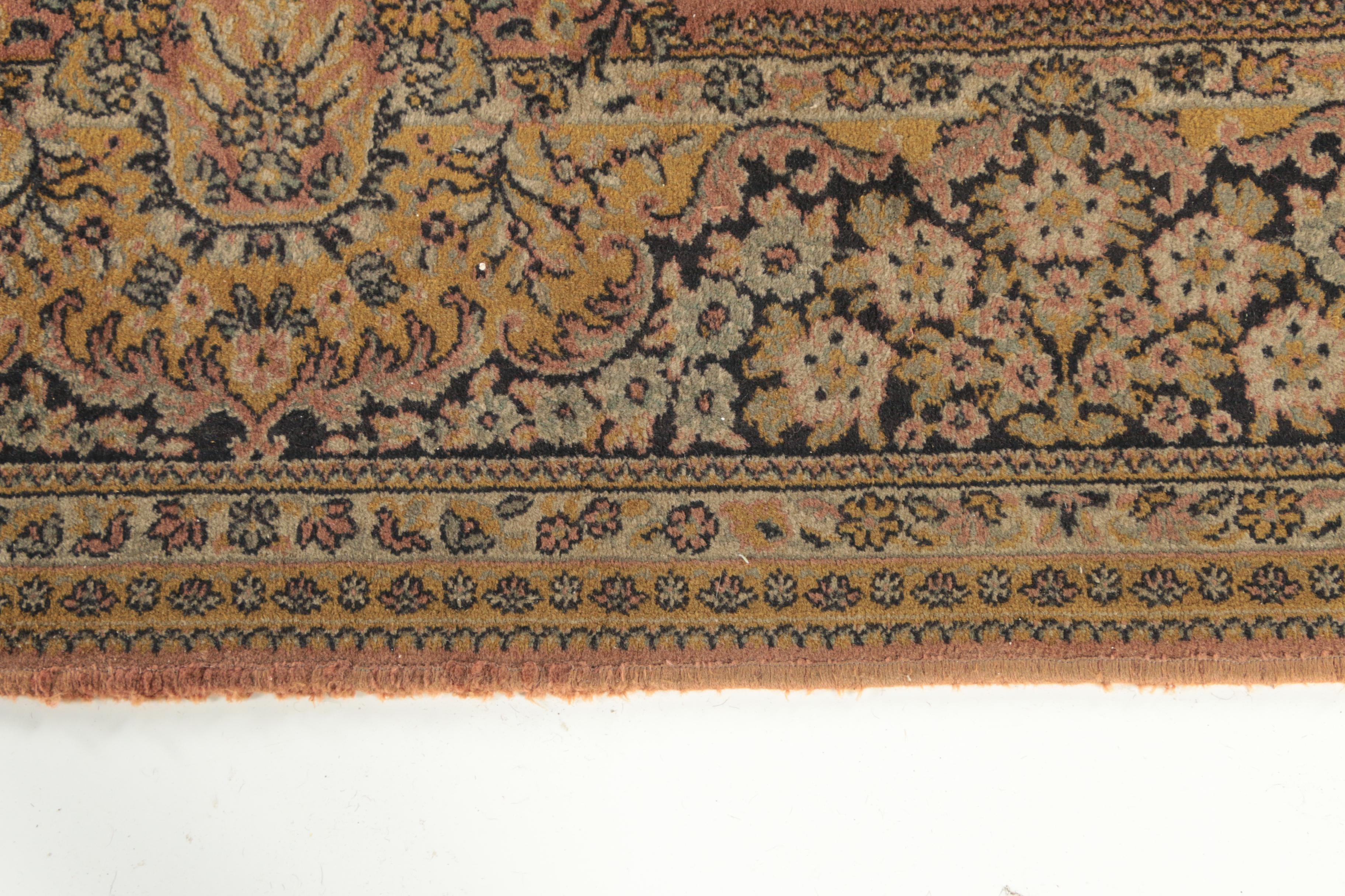 Power-Loomed Belgian Persian-Style Wool Area Rug
